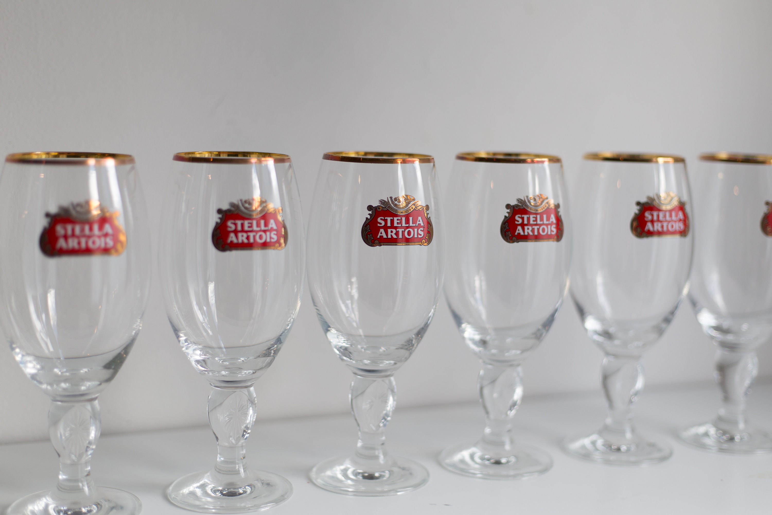 Stella Artois Chalice 33cl or 330ml M13 Beer Glasses Retro Pilsner