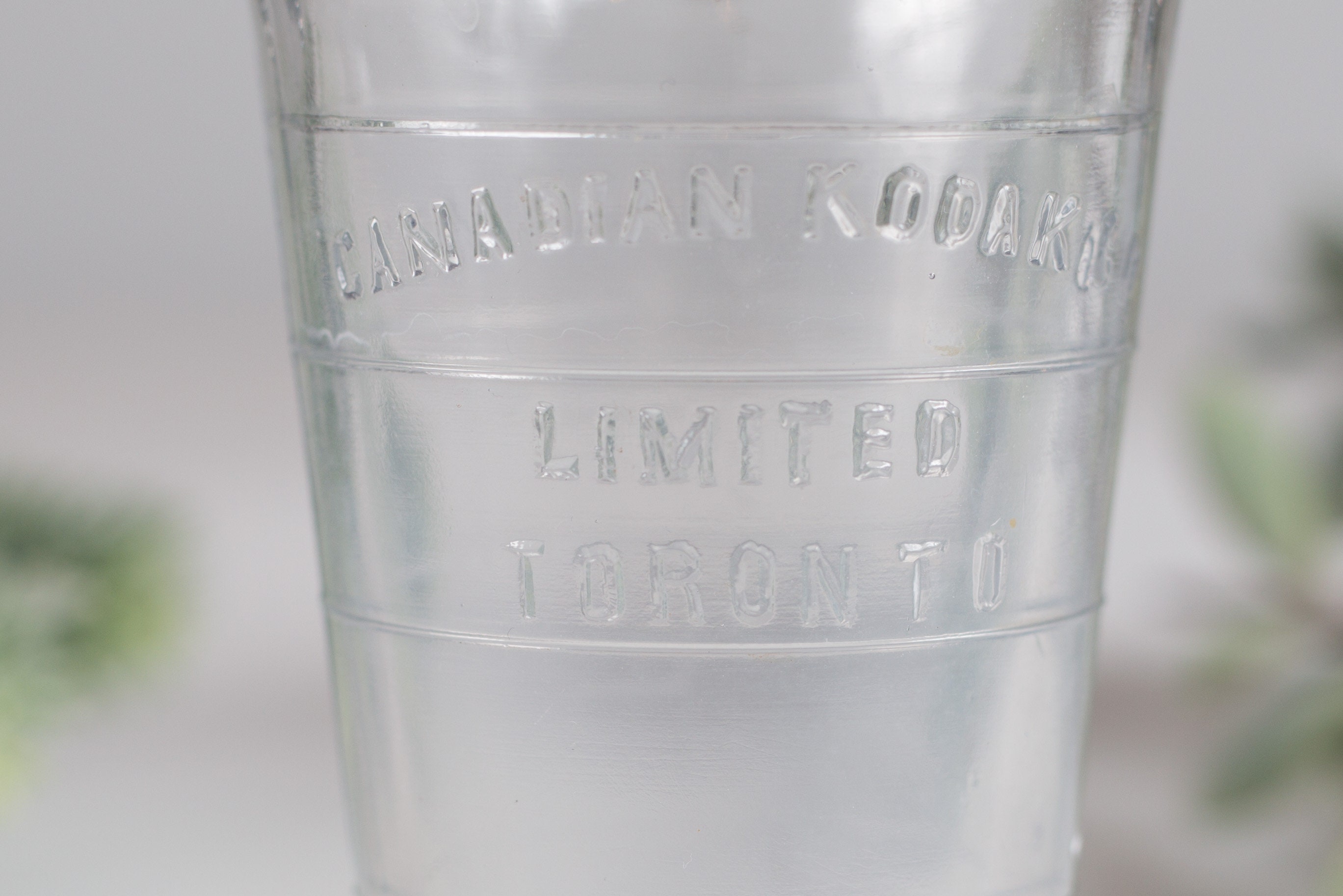 Vintage Eastman Kodak Film Developing Chemical Beaker Measuring Cup