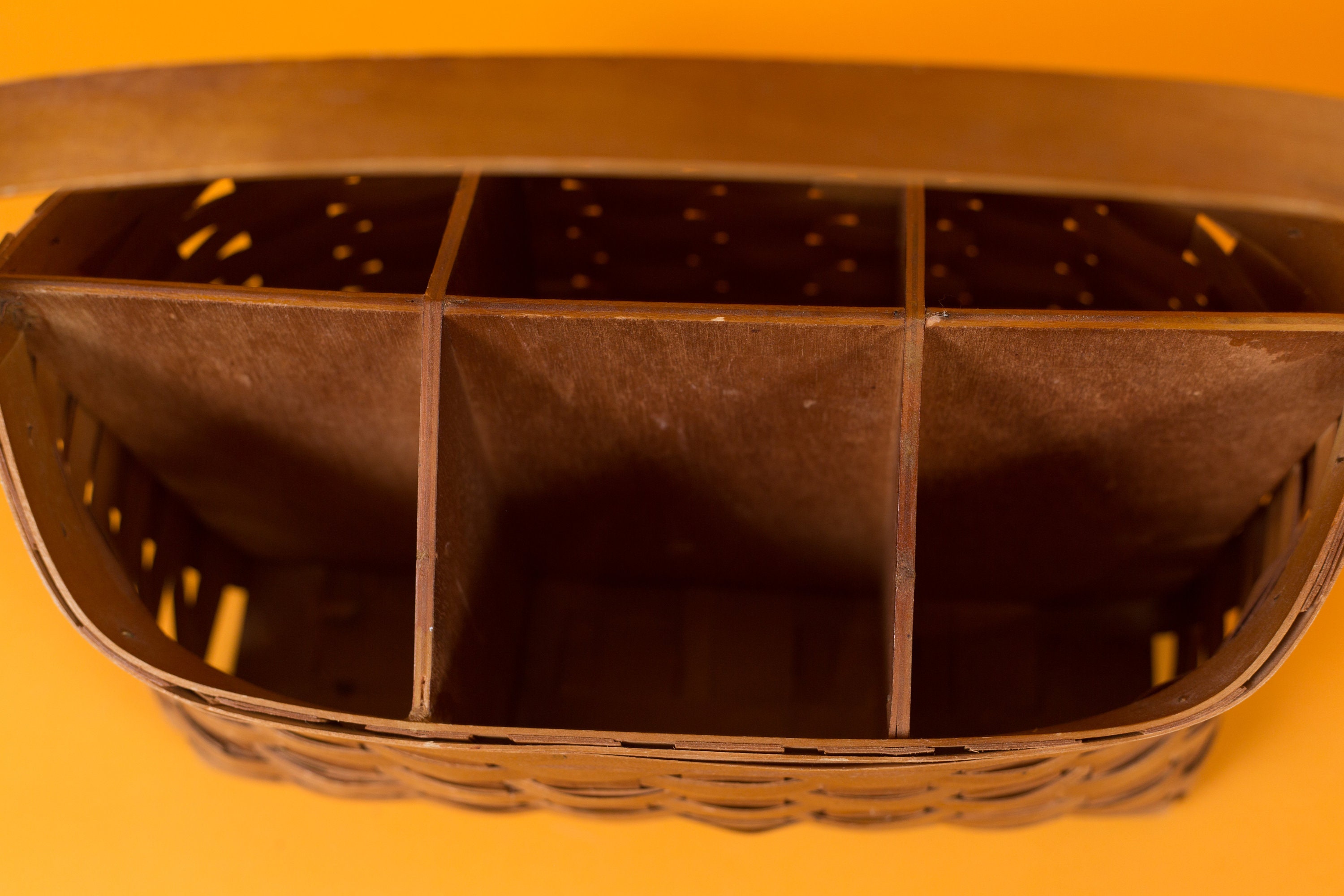 Vintage Wicker Baskets Canadian Maple Baskets Made by Heritage Mint