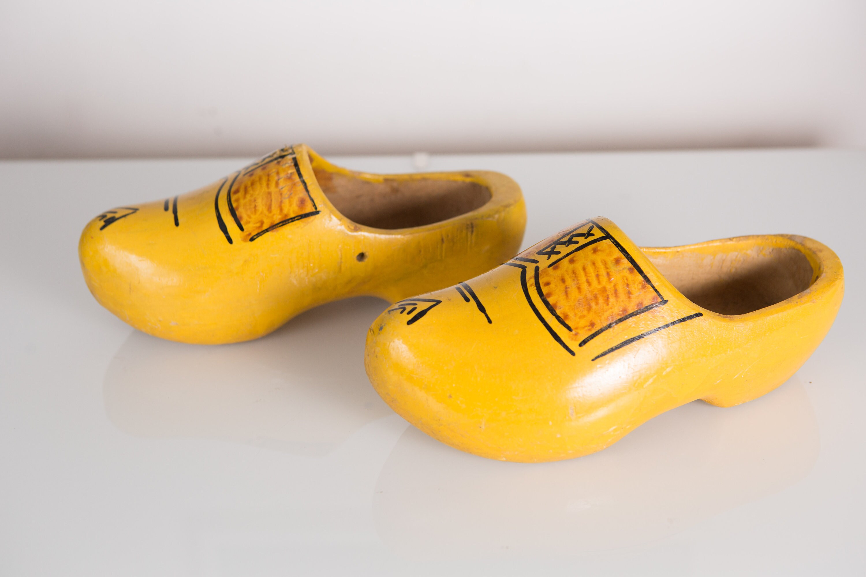 Vintage Wood Shoes Dutch Wooden Clogs Wood Plant Display Wooden Planter Pot Netherlends Scandinavian Decor