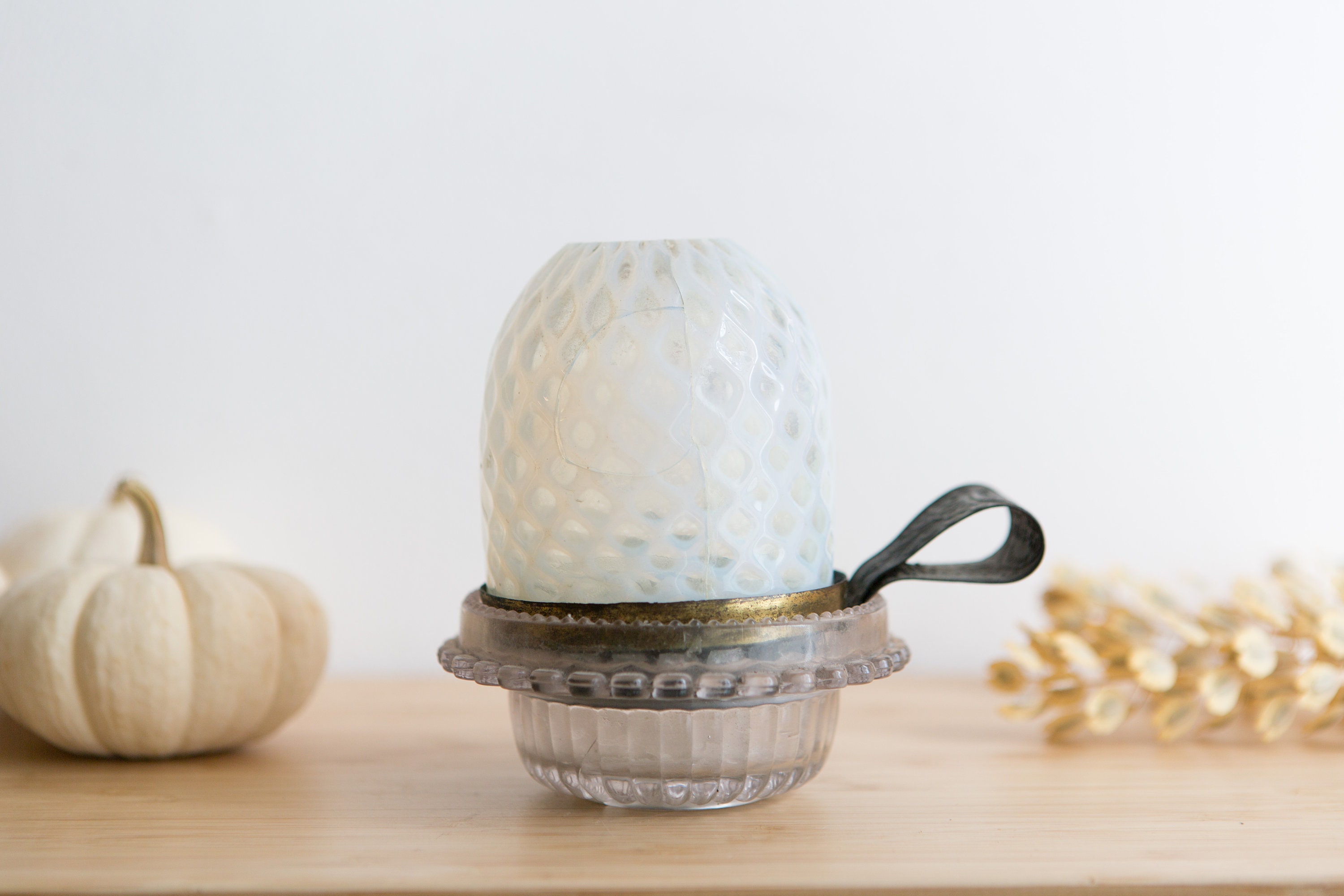 1800's Pyramid Night Lights Sam Clarke Antique Fairy Candle Holder