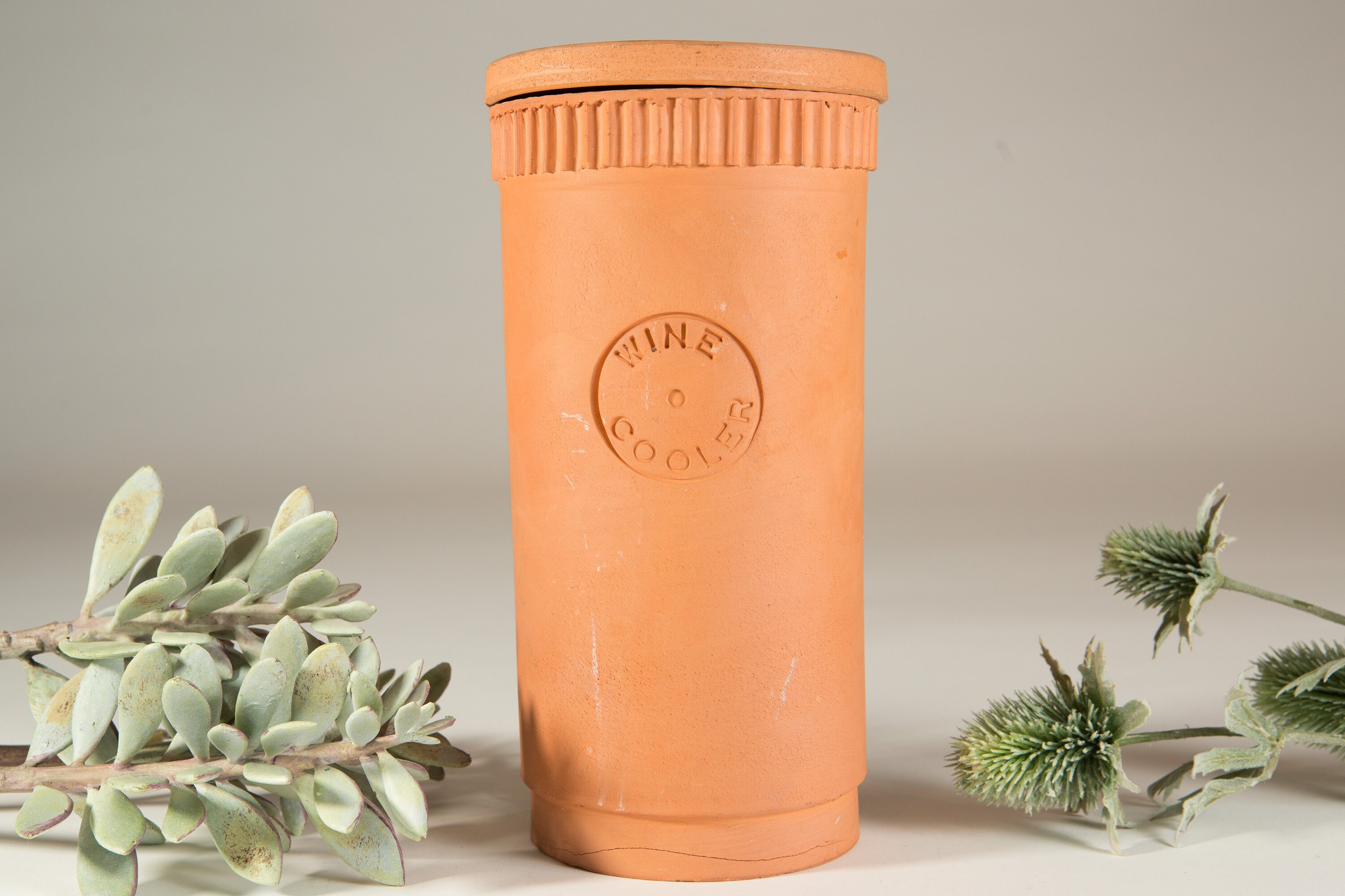 Vintage Wine Cooler Terracotta Clay Pot Wine Chiller Tuscany