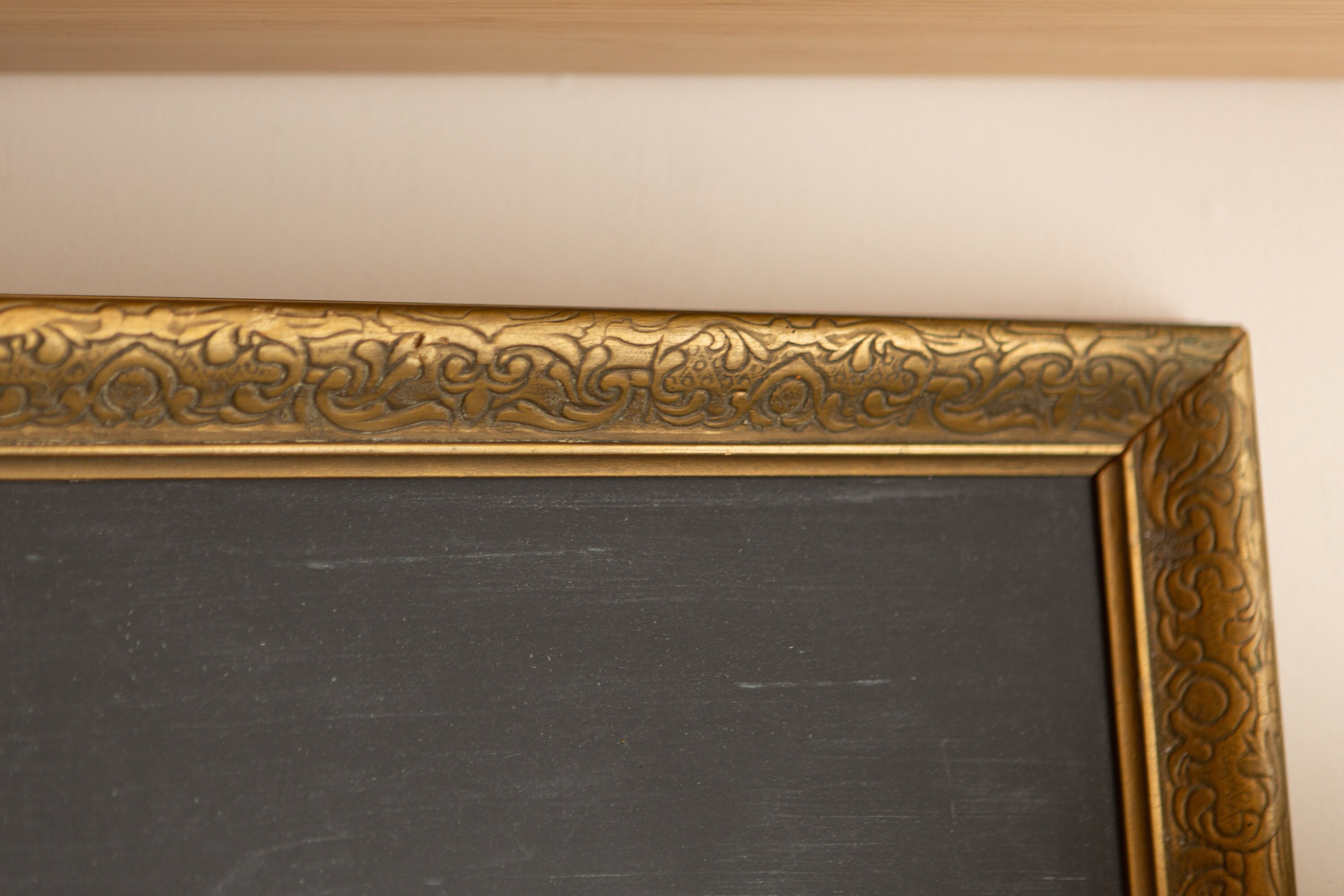 Vintage gerahmt Tafel mit Goldrahmen Restaurant Menü Tafel | Etsy