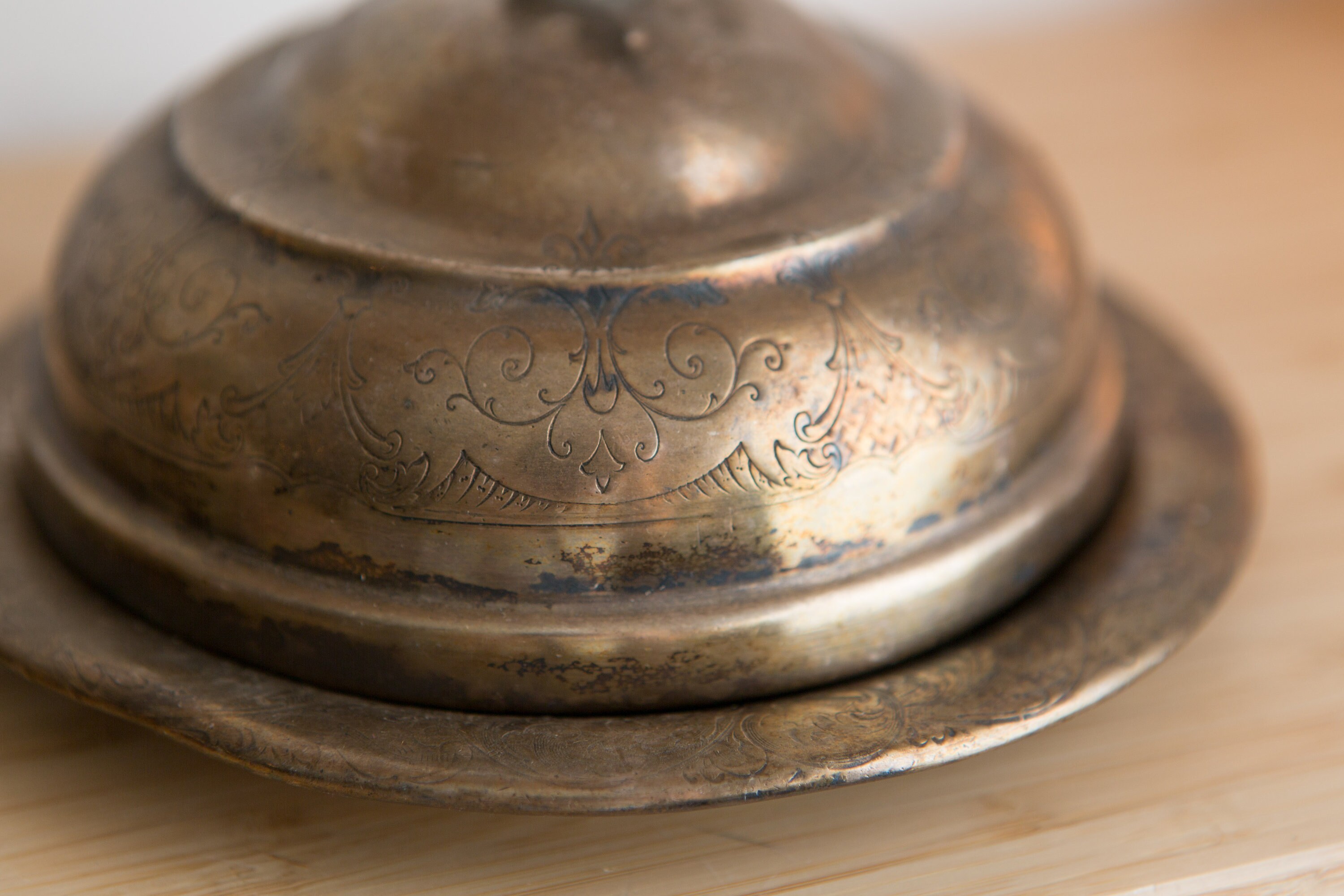 Vintage Silver Plated Trays - Shell Shaped Pilgrim Platter and WM