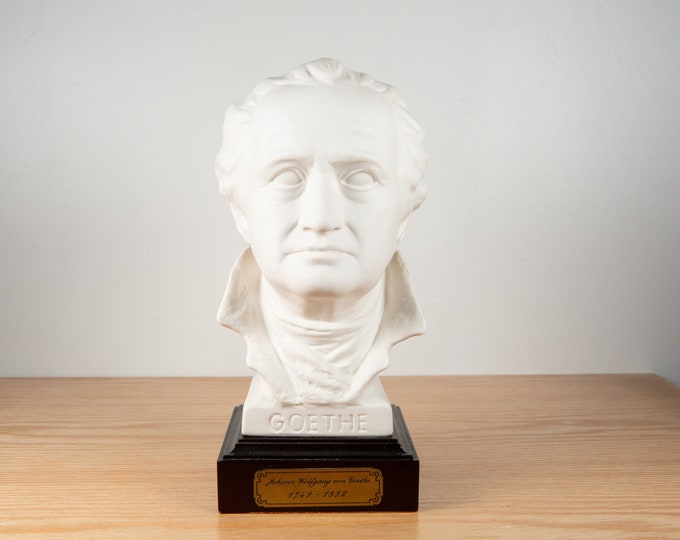 Bochmann Bisque Bust of Johann Wolfgang Von Goethe