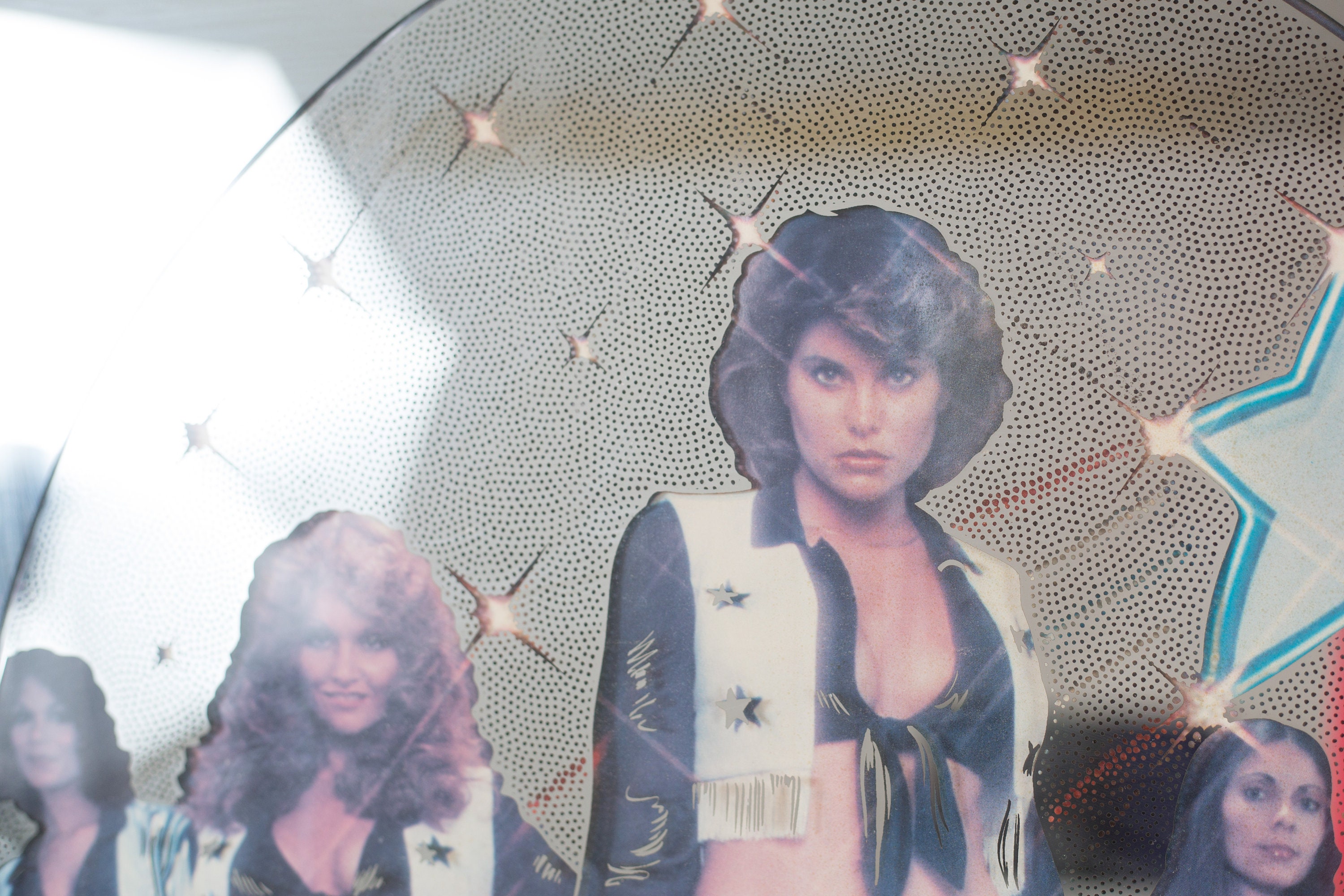 Vintage Dallas Cowboys Cheerleaders Mirror Cowboy Varsity Boys or