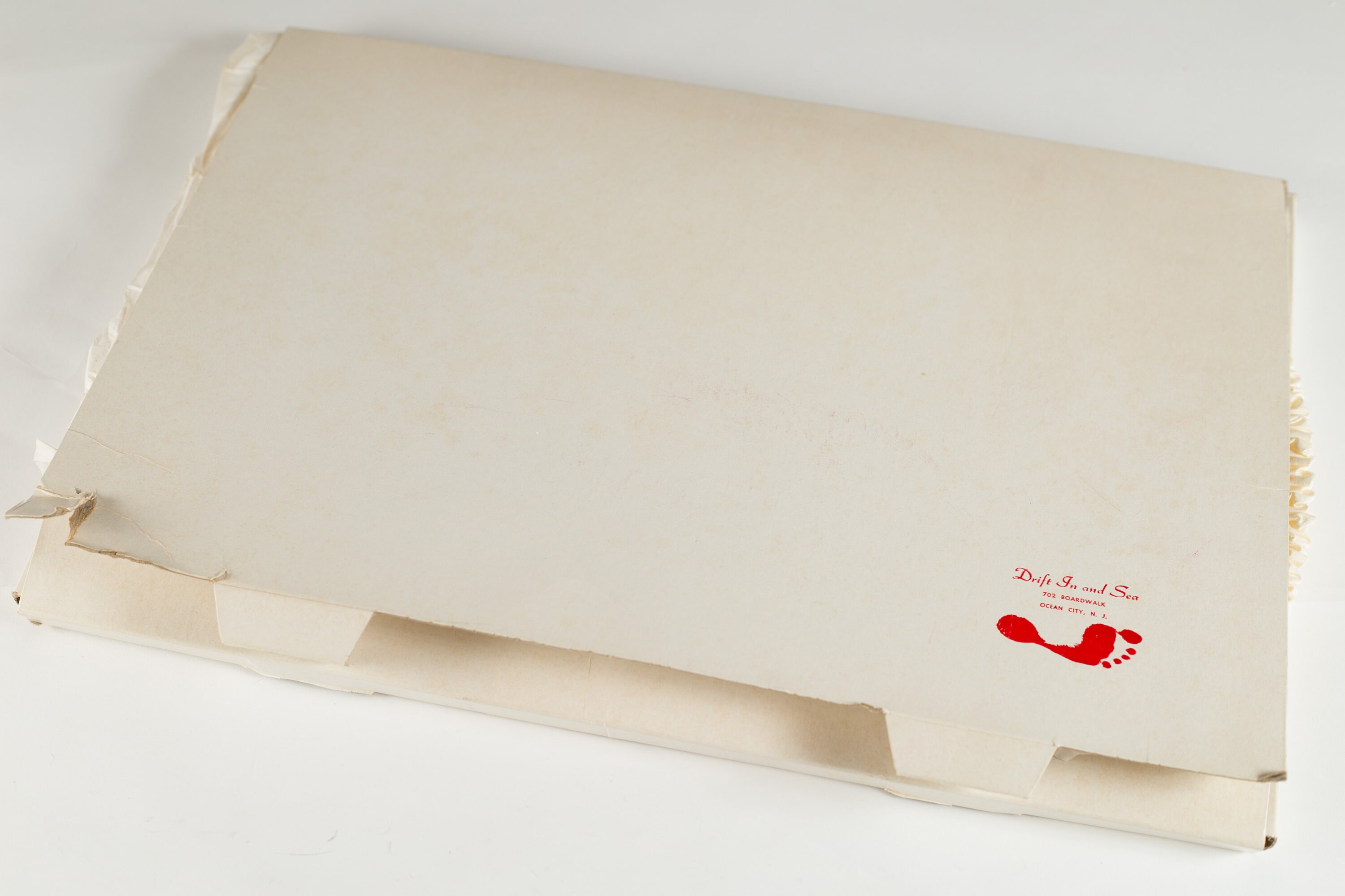 Vintage Ivory Placemats Sewn Set of 4 White Cut Fabric and Threaded