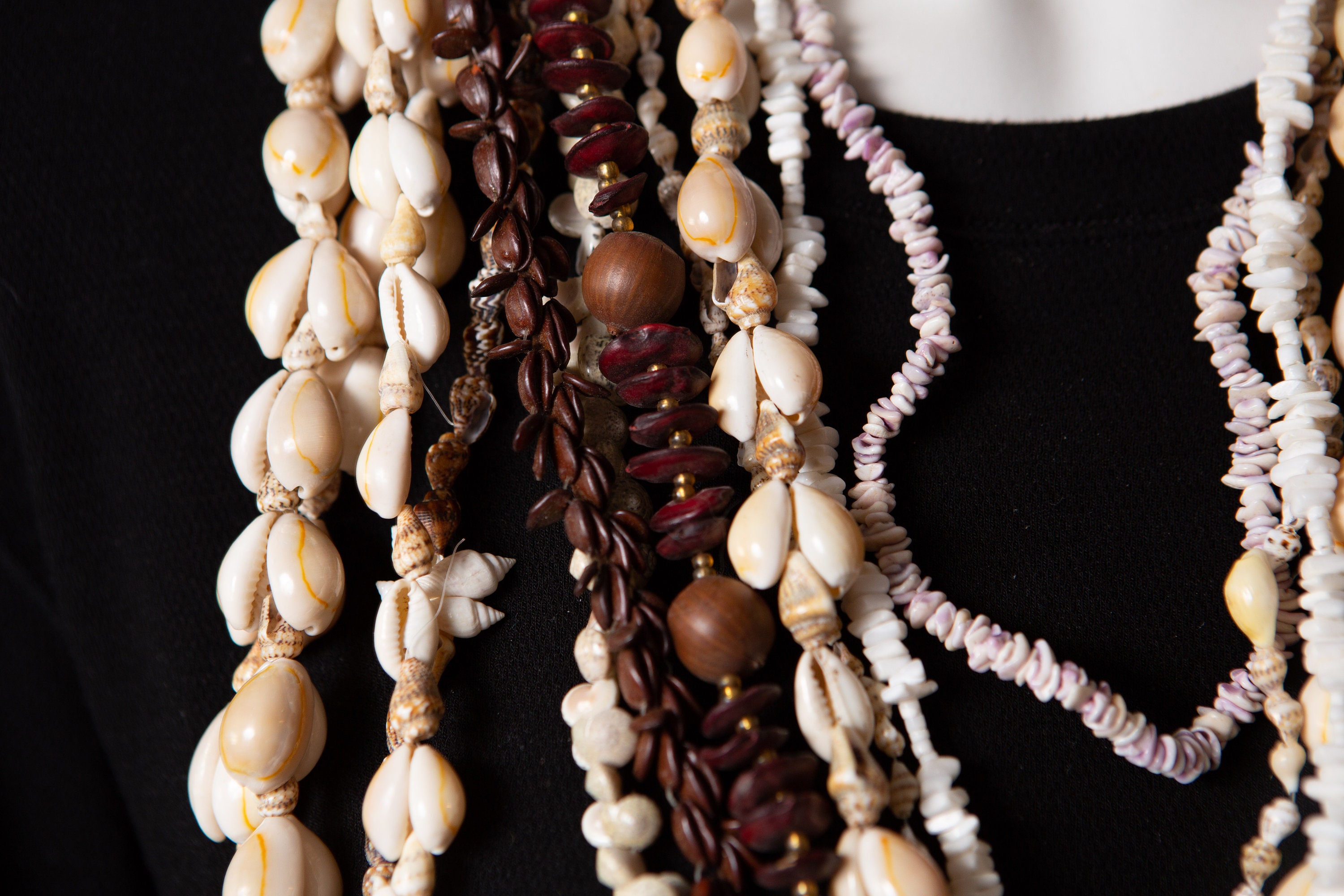 11 Hawaiian Necklaces Boho Handmade Tropical Beach Shell and Nut