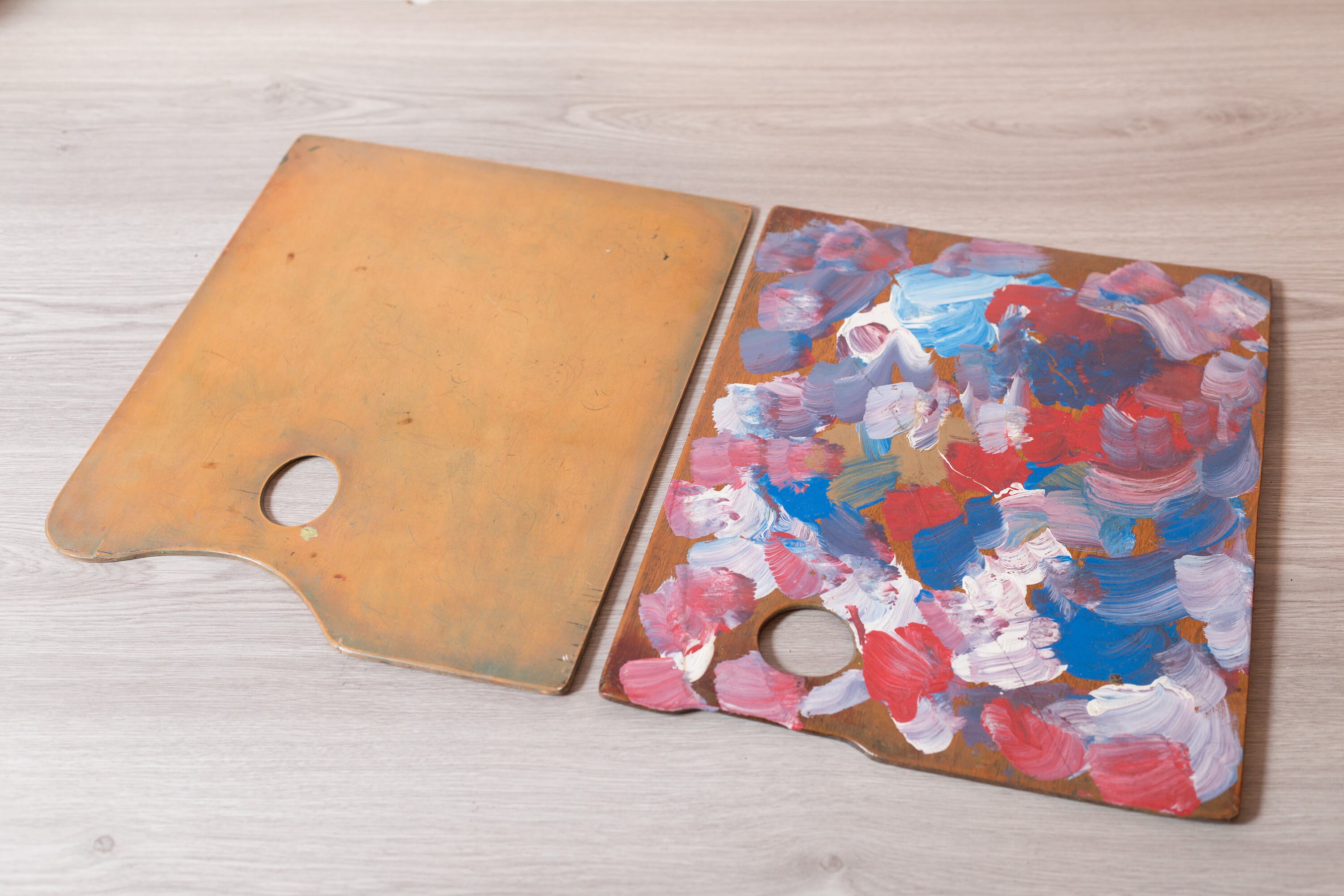 Original Painting Palettes Vintage Oil or Acrylic Professional
