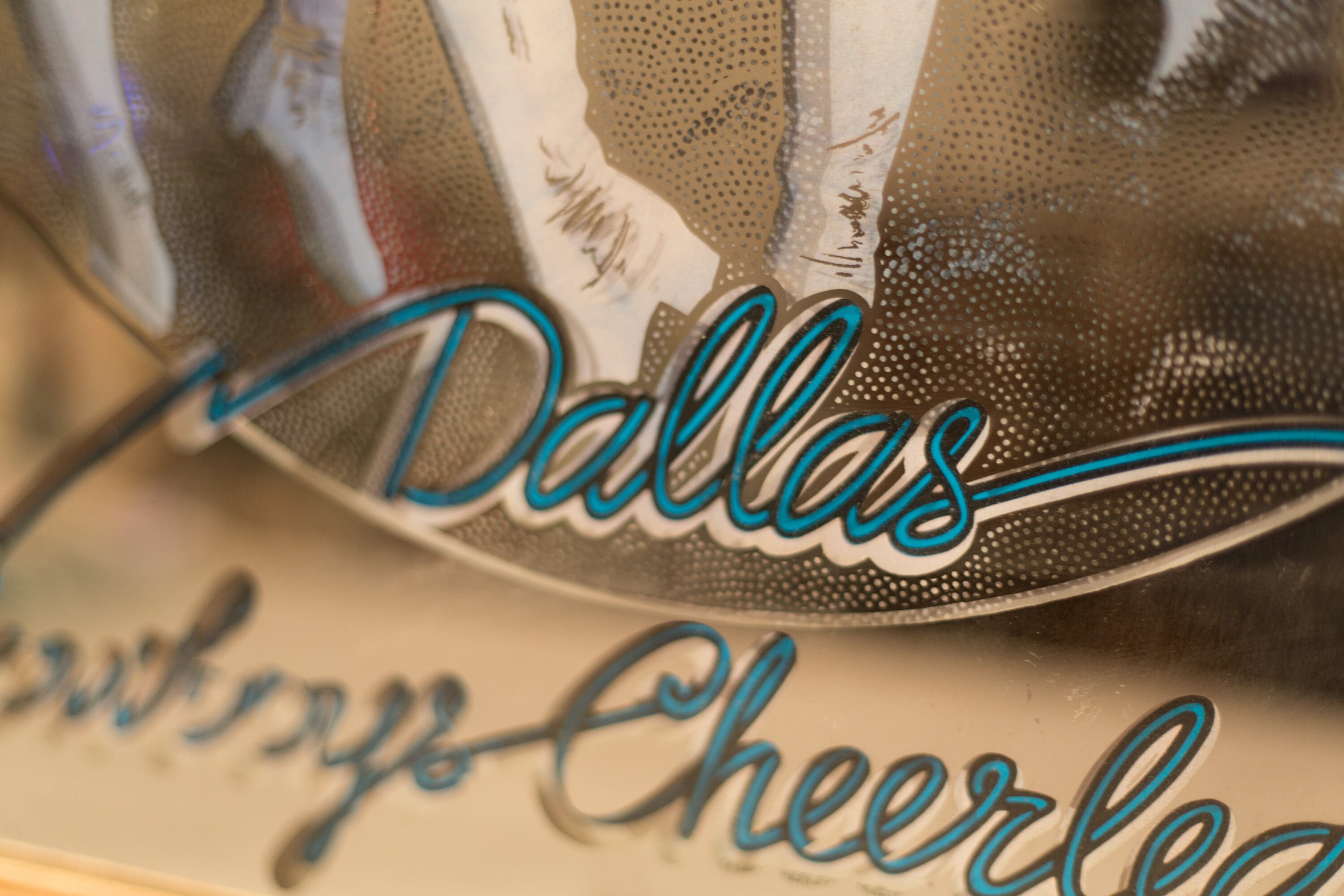Vintage Dallas Cowboys Cheerleaders Mirror Cowboy Varsity Boys or