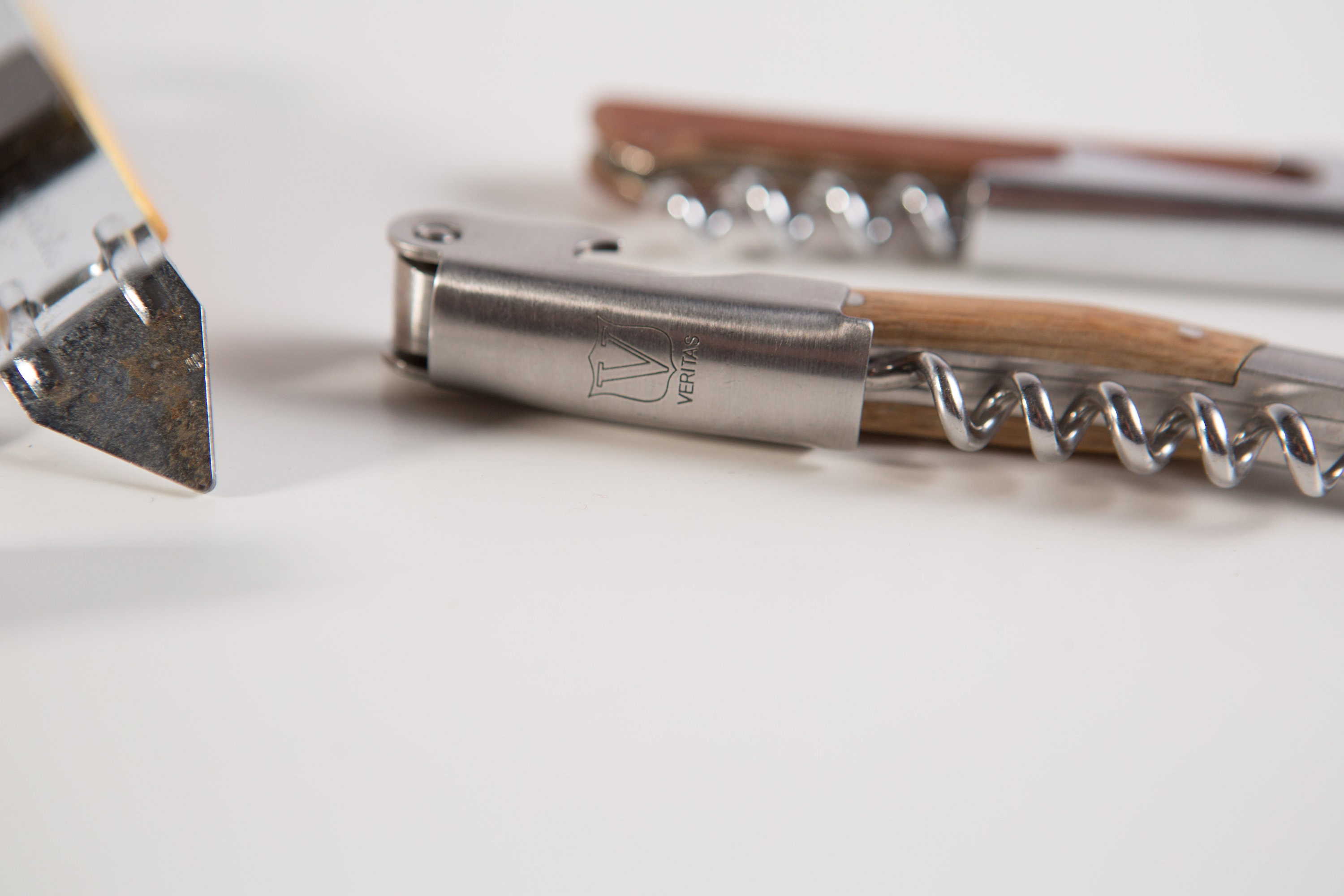 Vintage Bar Utensils / Set of 7 Vintage Stainless Steel and Plastic