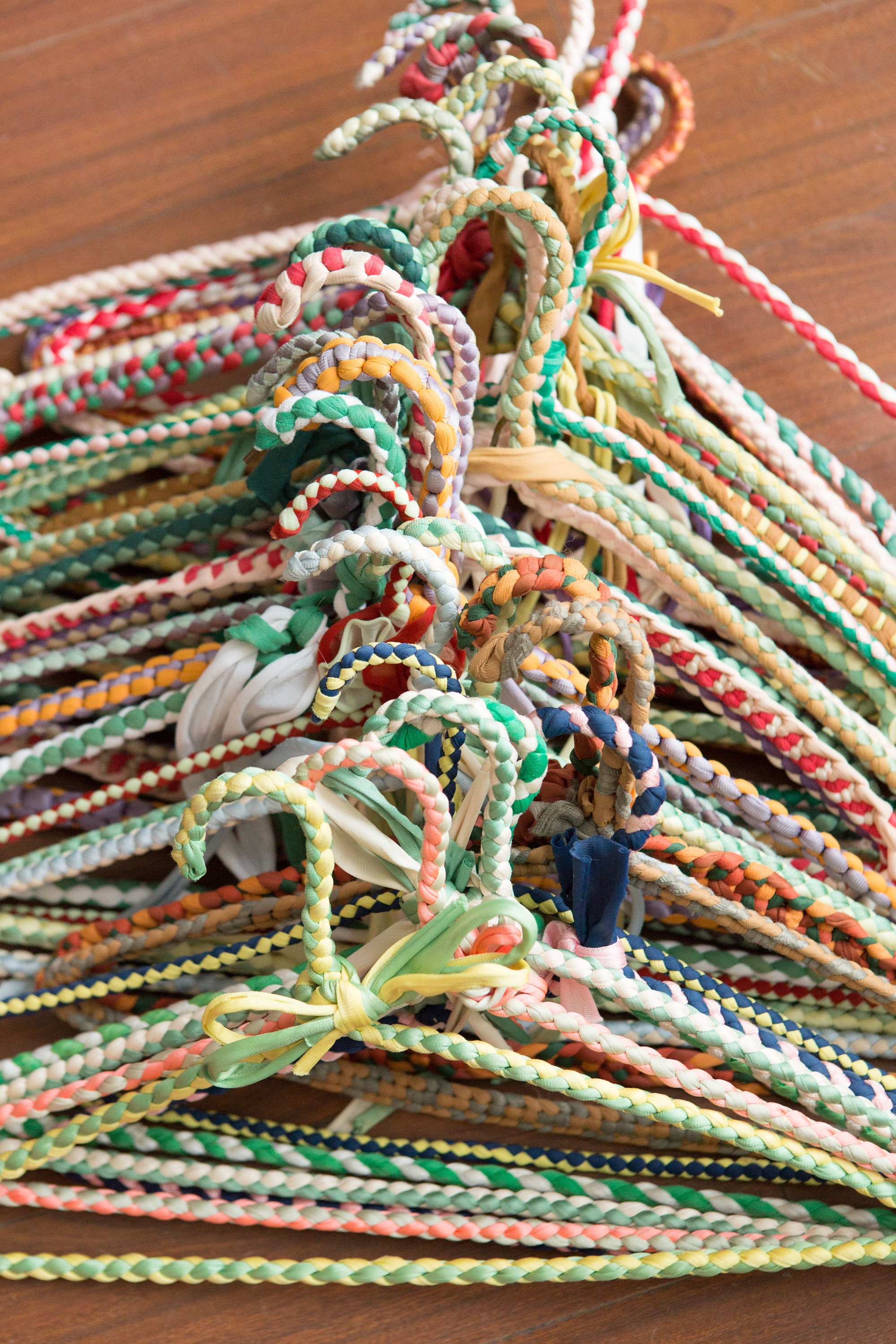 30 Yarn Hangers Vintage Macrame Knitted NonSlip Wire Clothing