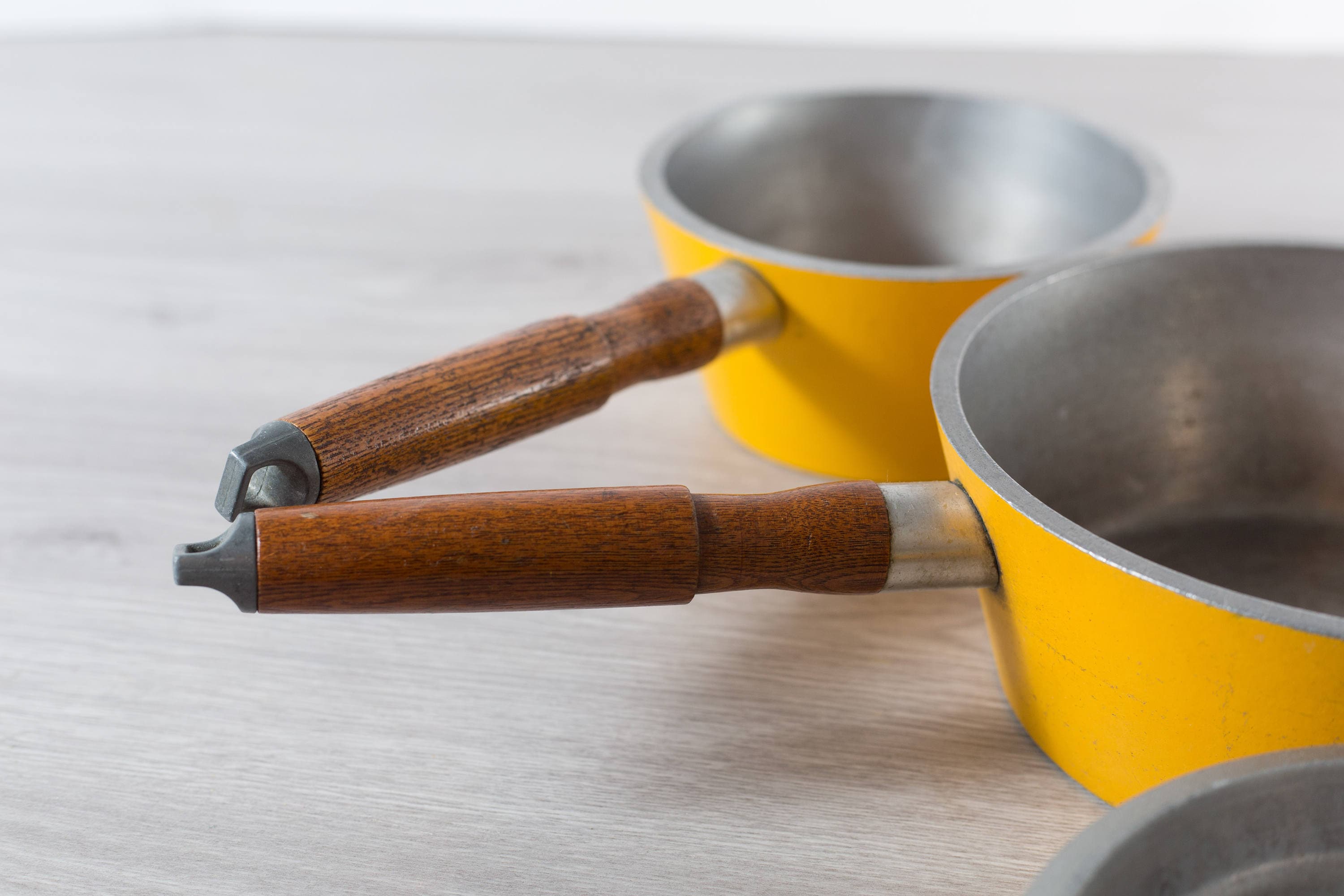 Yellow Cooking Pots / Vintage Westbend Superhealth Elite Heavy Lidded