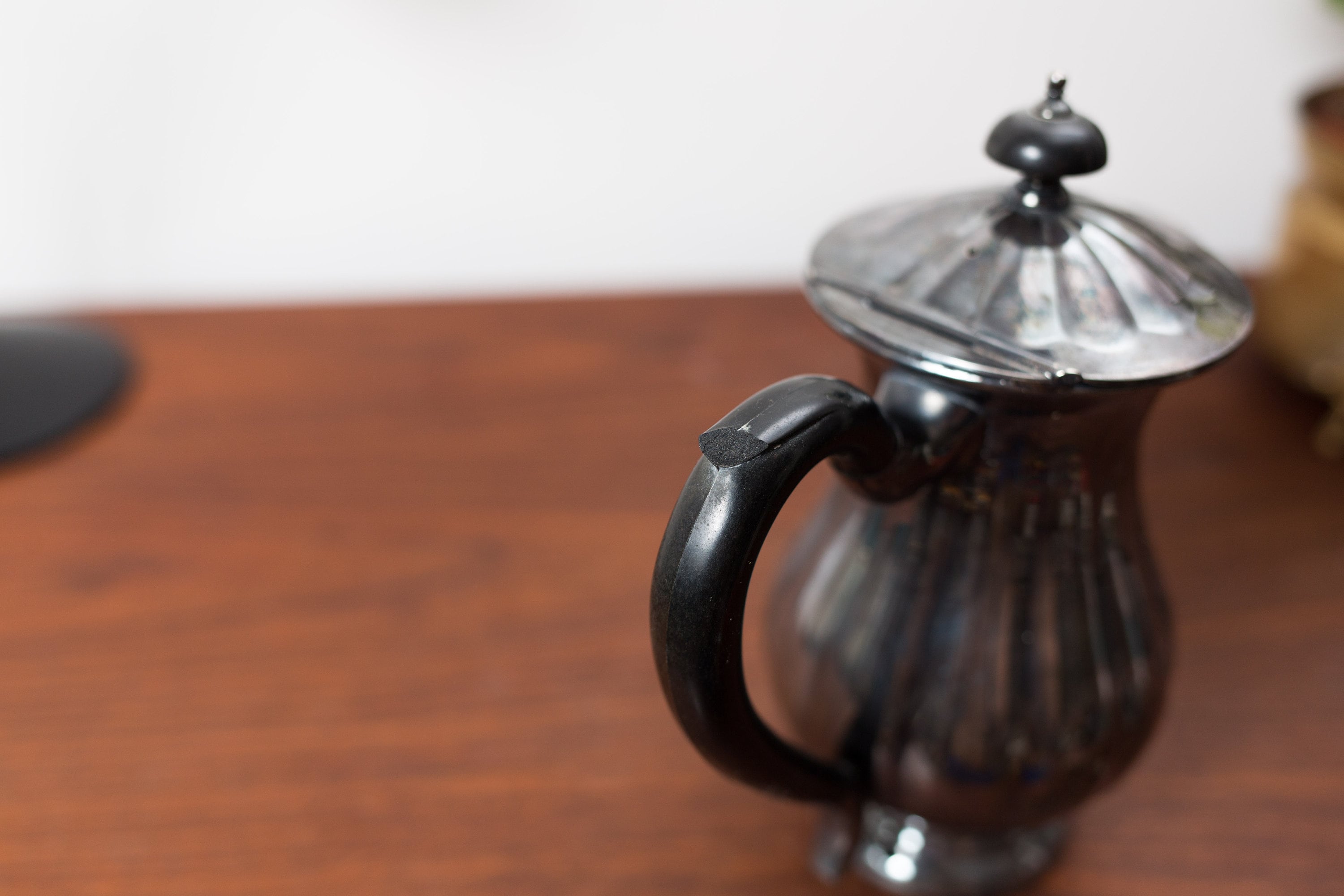 Vintage Silver Plated Teapot Stamped EP Copper Marlboro Plate Old