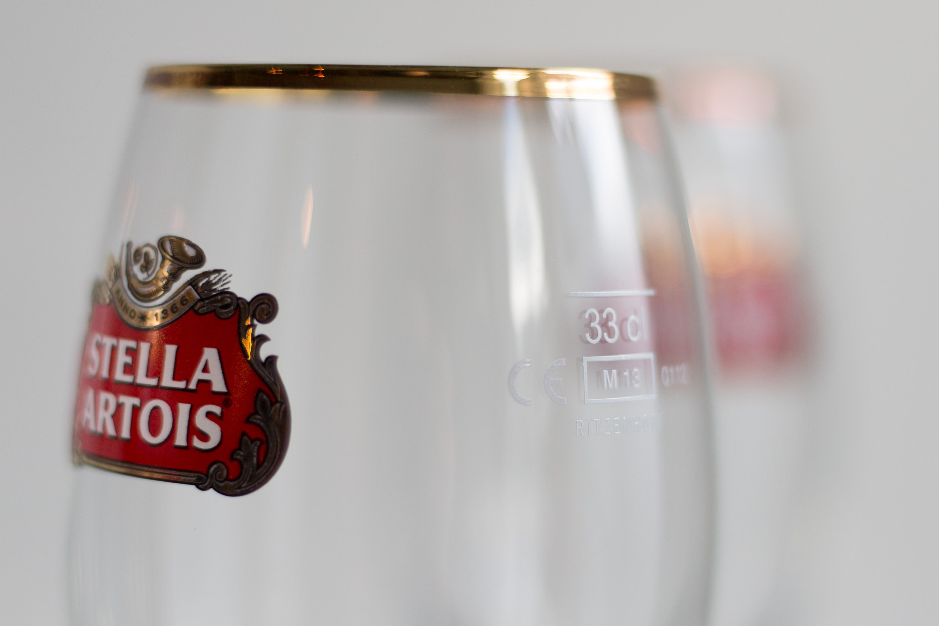 Stella Artois Chalice 33cl or 330ml M13 Beer Glasses Retro Pilsner