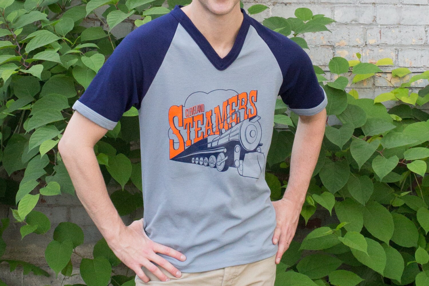 Vintage Men's Shirt / Cleveland Steamers Sports Tshirt / Men's