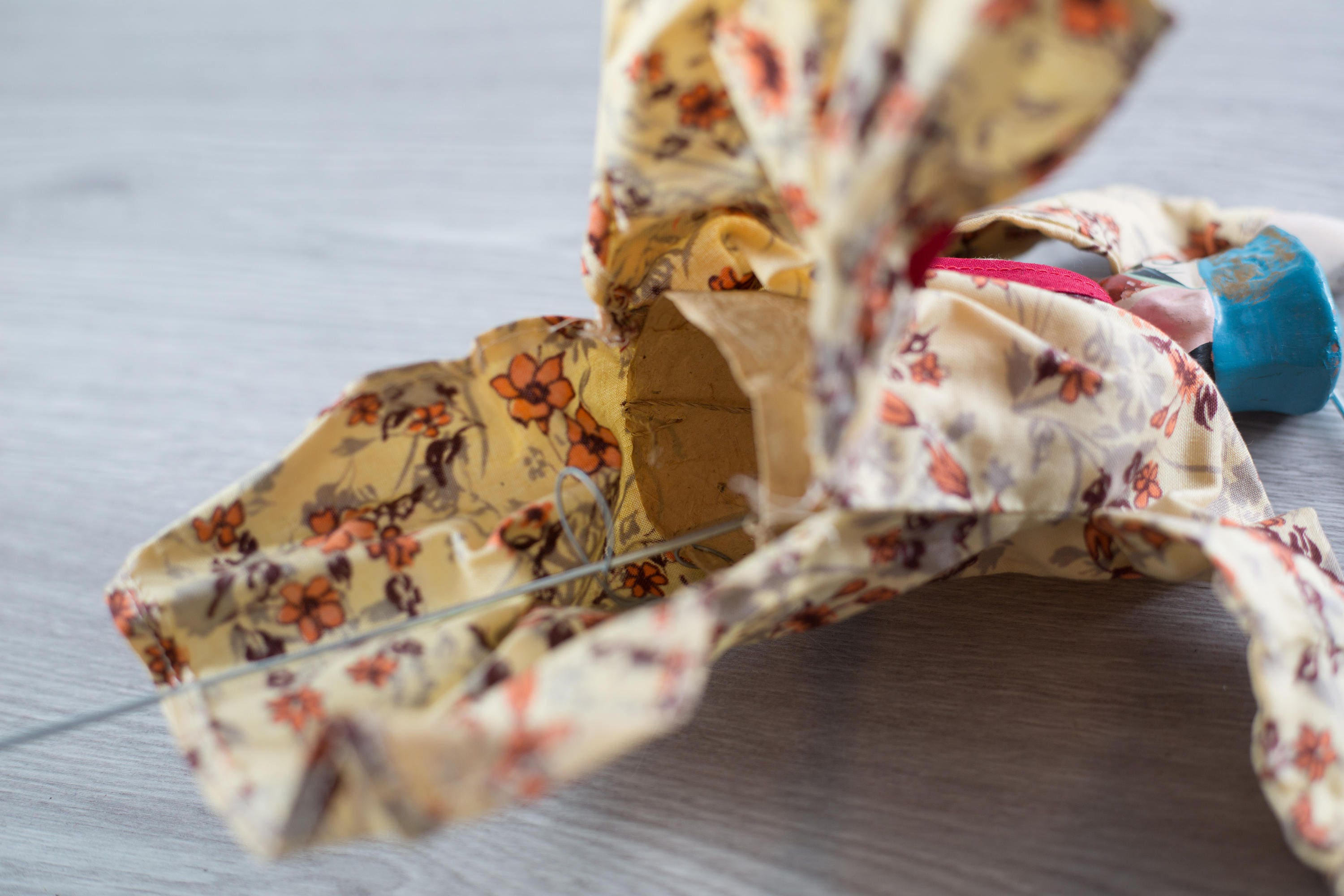 Asian Stick Puppet / Vintage Japanese Puppet Doll