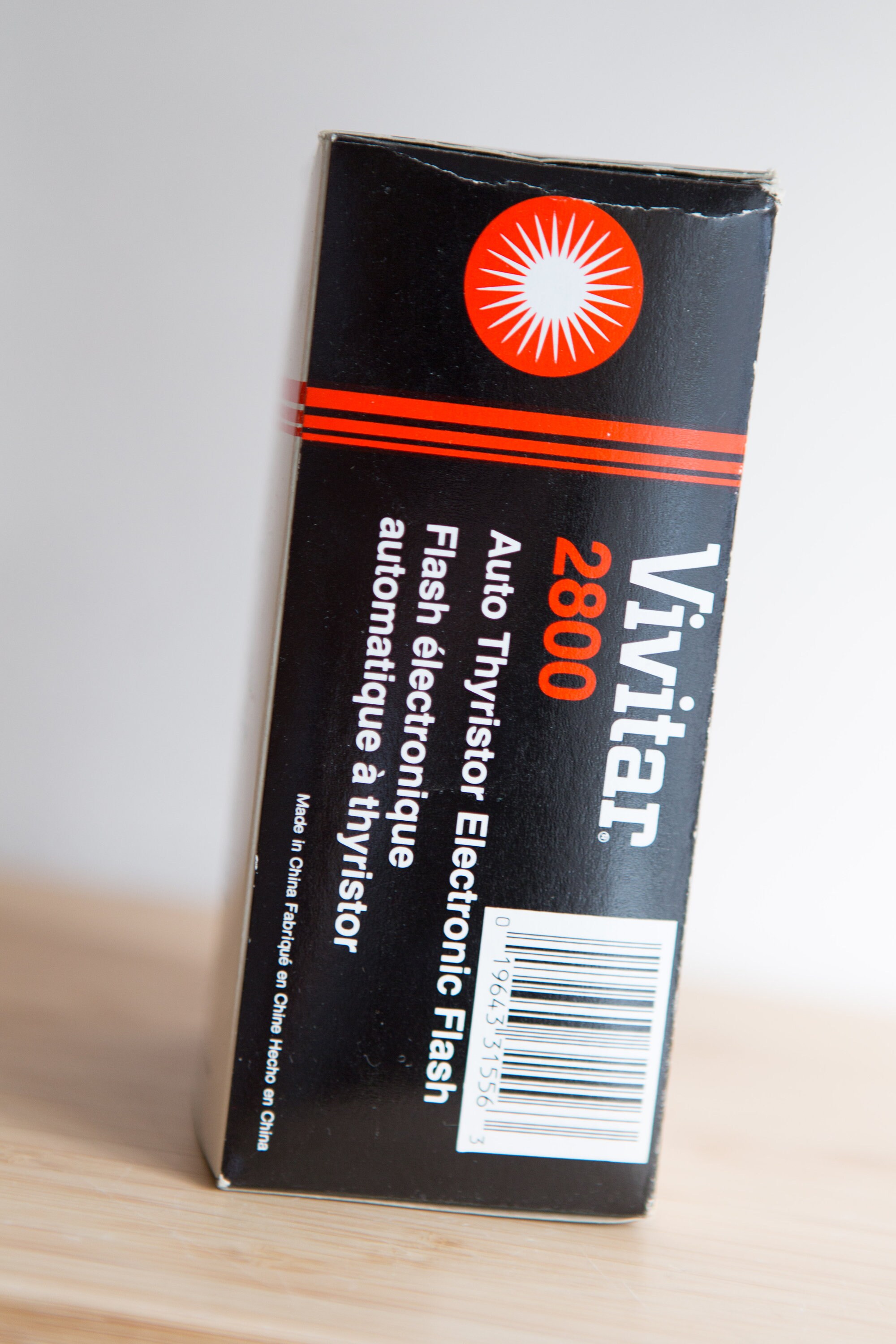Vivitar Auto Thyristor 2800 Flash in Box with Accessories