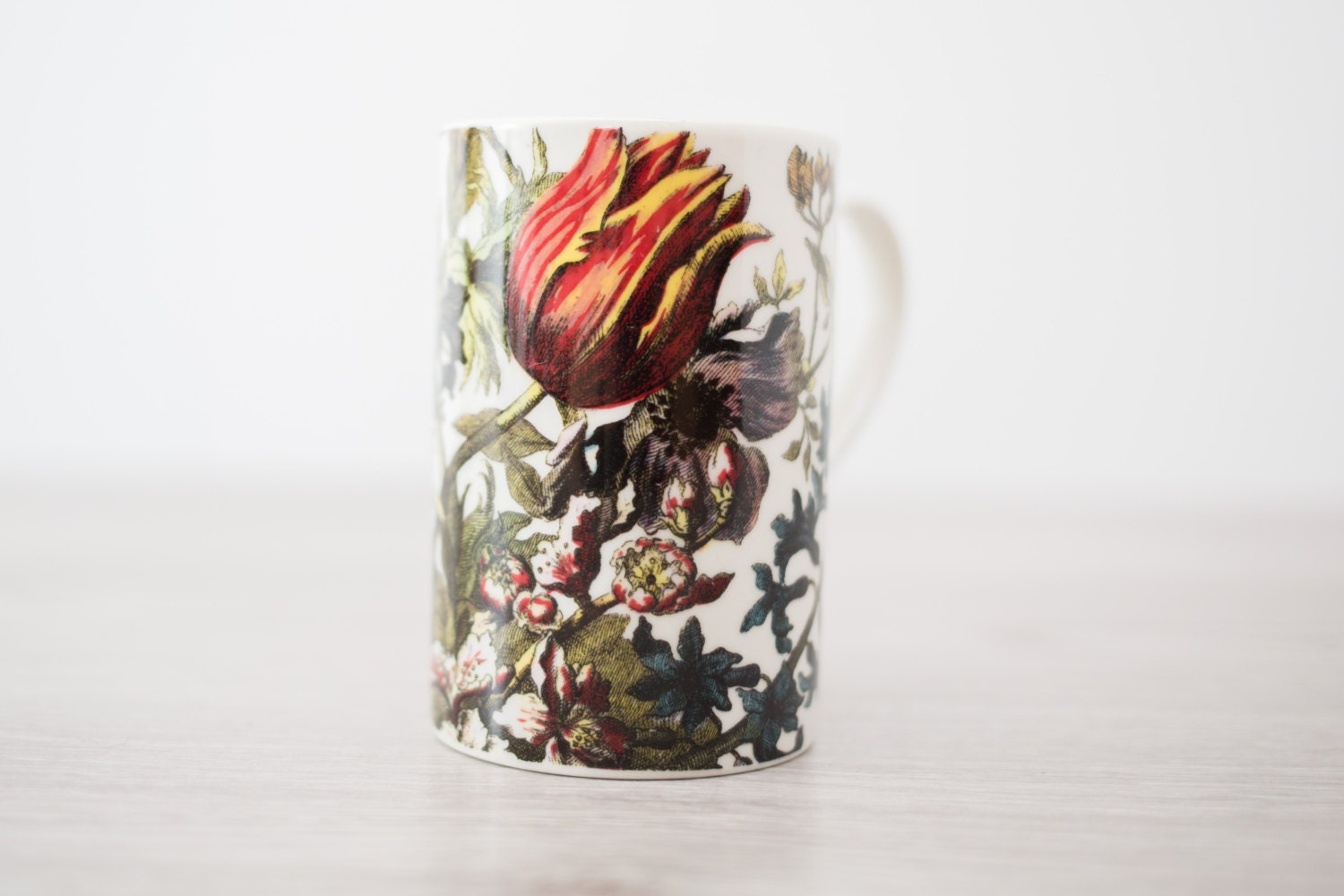 Vintage Collectible Dunoon Flora Mug with Floral Design Adpoted by ...