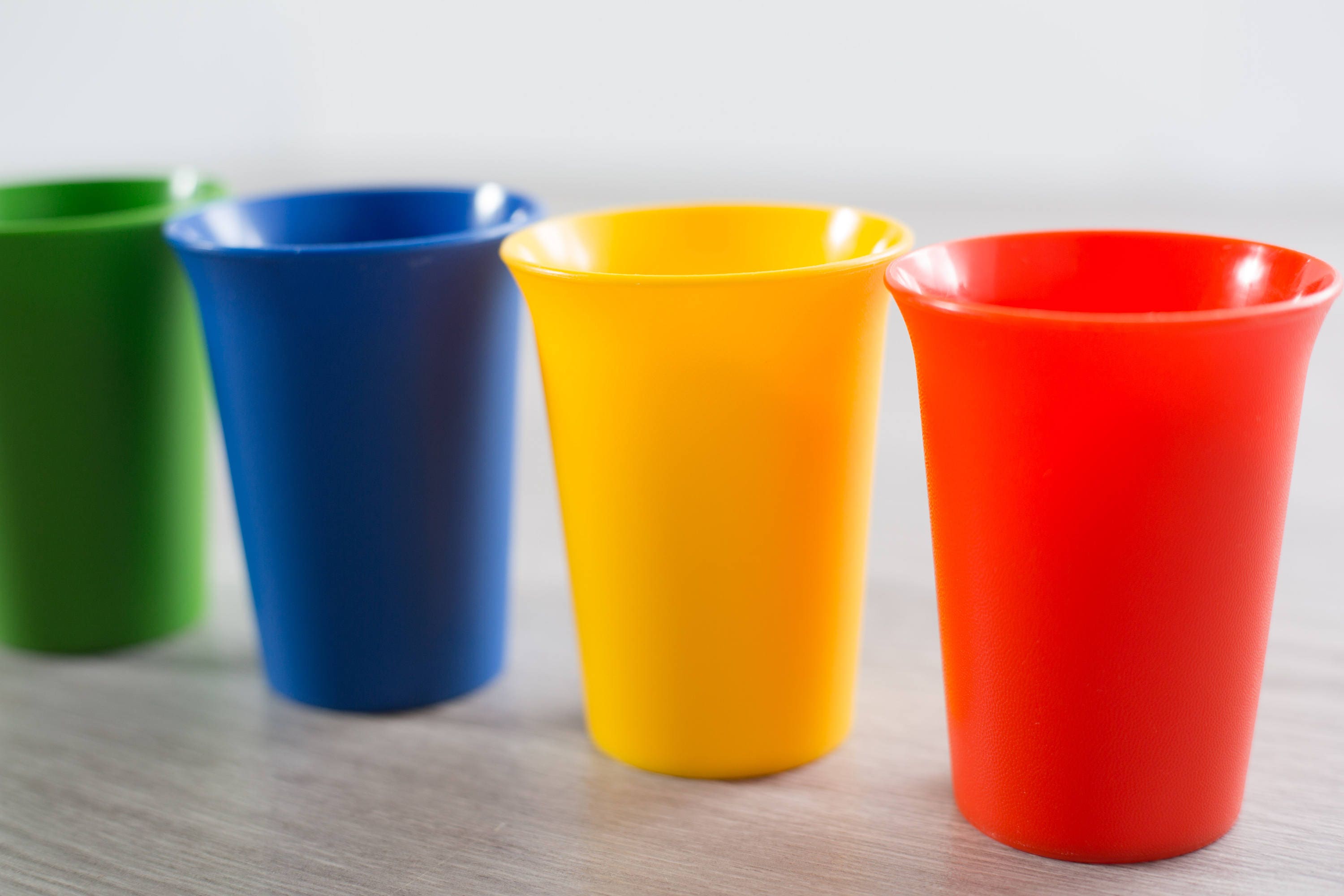 Vintage Stackable Tupperware Cups / Kids Mugs / Made in Canada