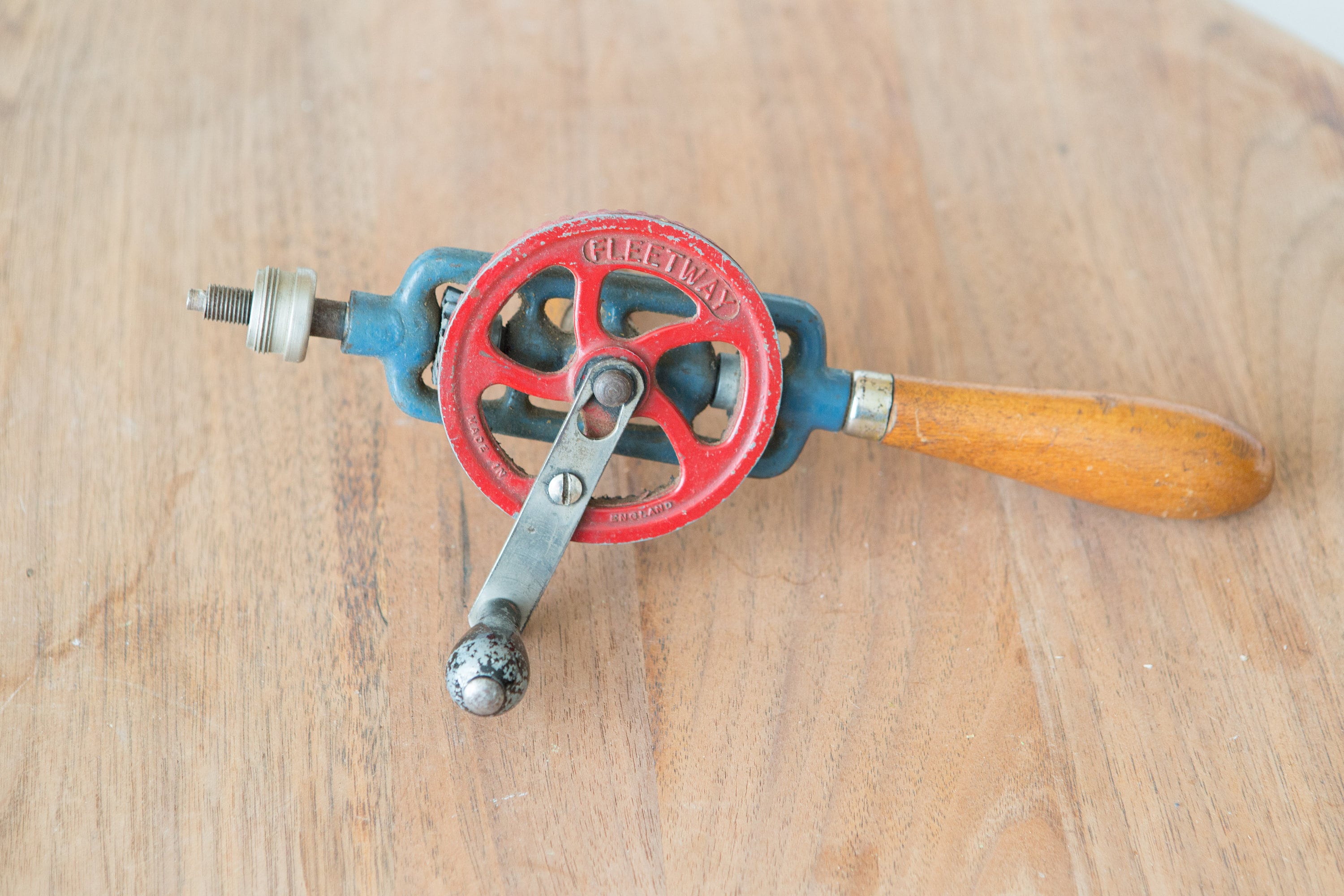 Fleetway Hand Drill Vintage Tool Made 
