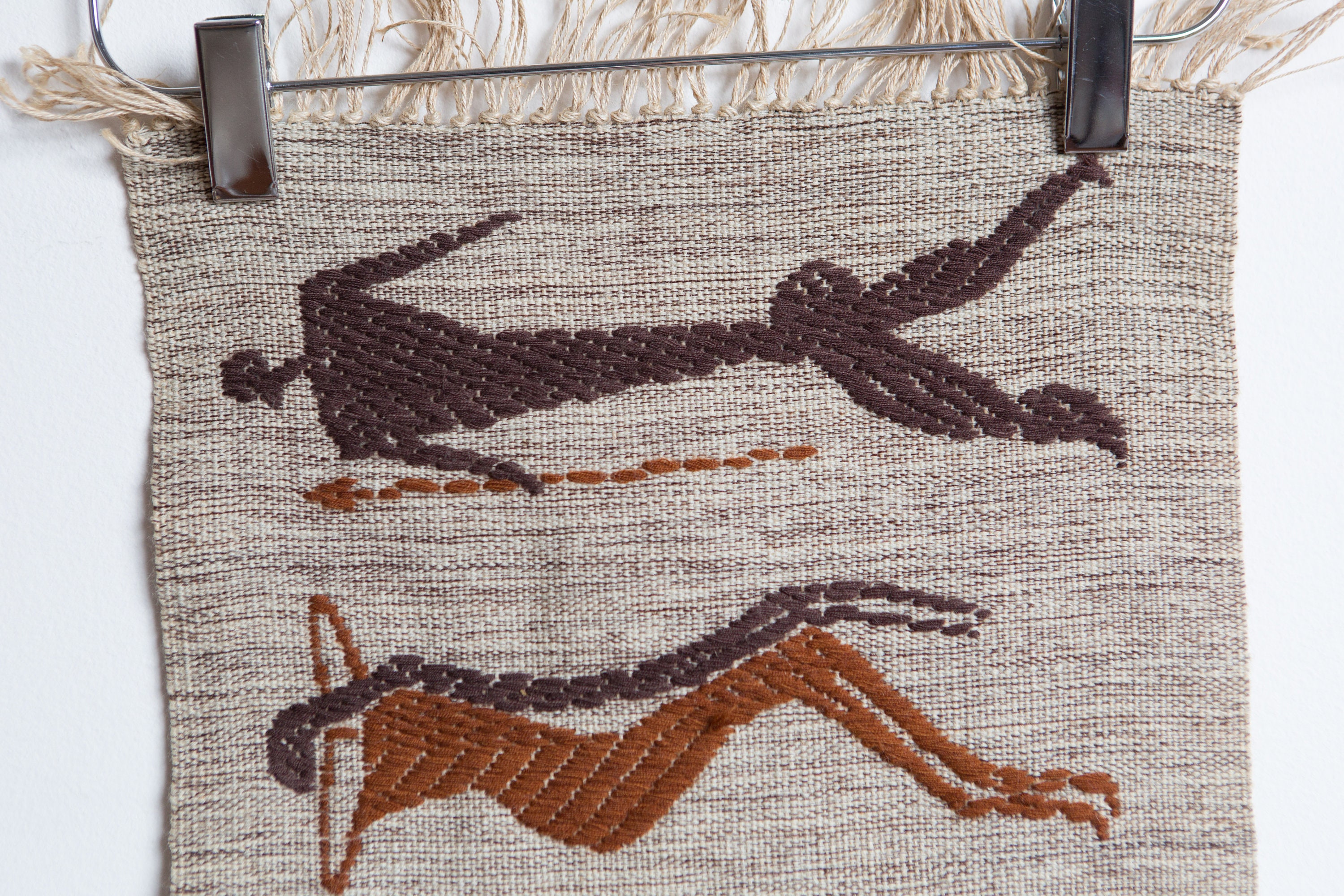 Vintage Hand Woven Thorkild Lesotho Wall Hanging - Vintage Tapestry