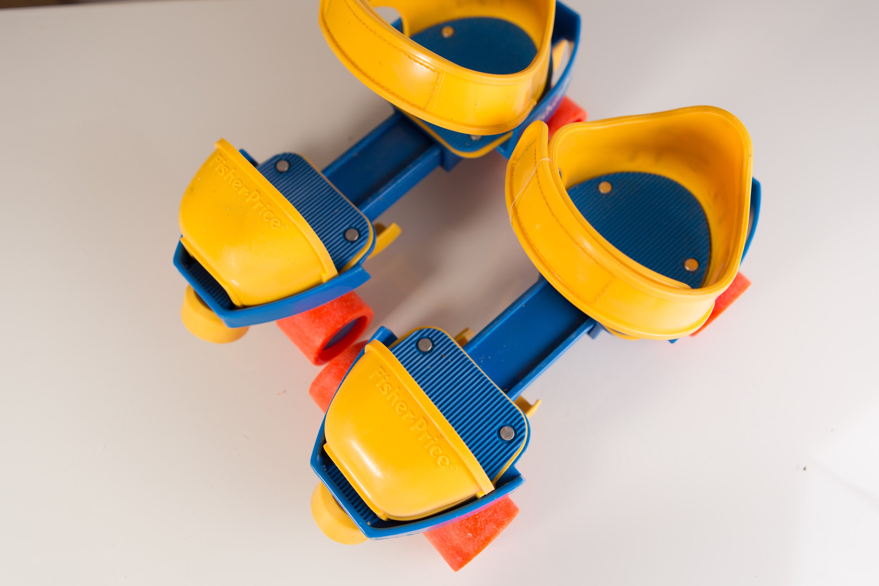 Vintage Fisher Price Roller Skates 1984 Grow With Me Retro Sport