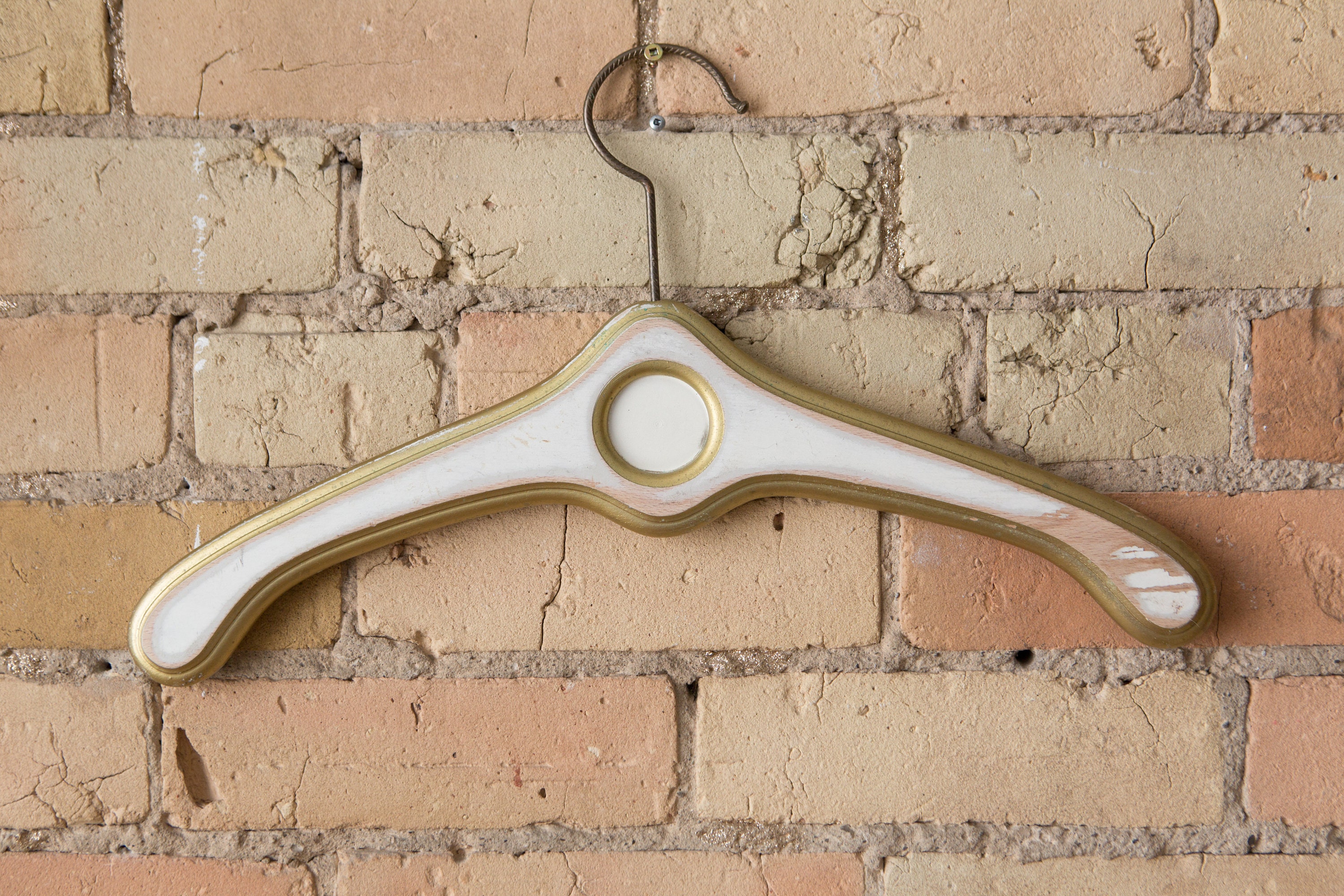 3 Wood Coat Hangers Vintage Clothing Hangers from Toronto Canada