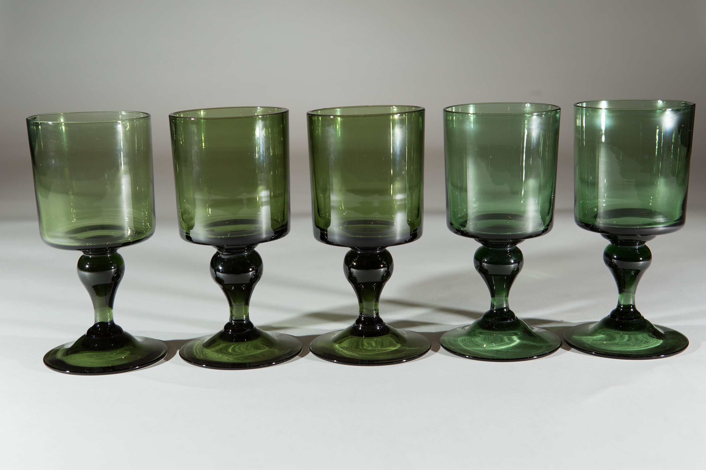 vintage green stem wine glasses vintage green stem wine glasses