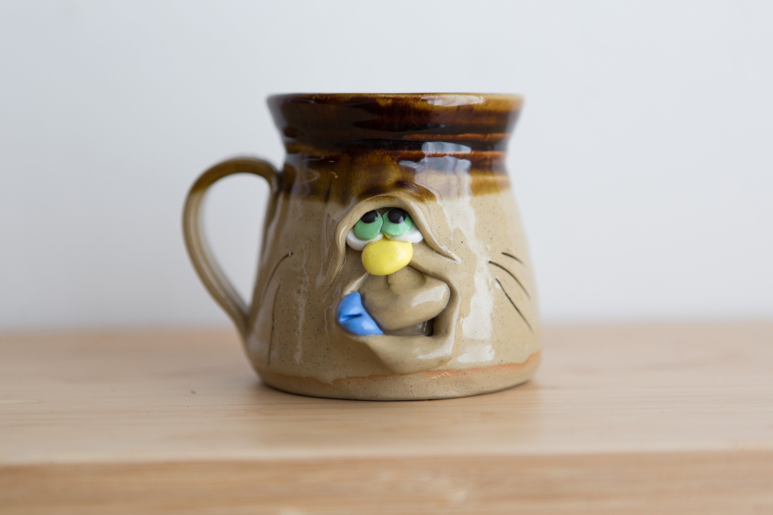 3 Genuine Ugly Mugs Handmade in Wales by Craftsmen