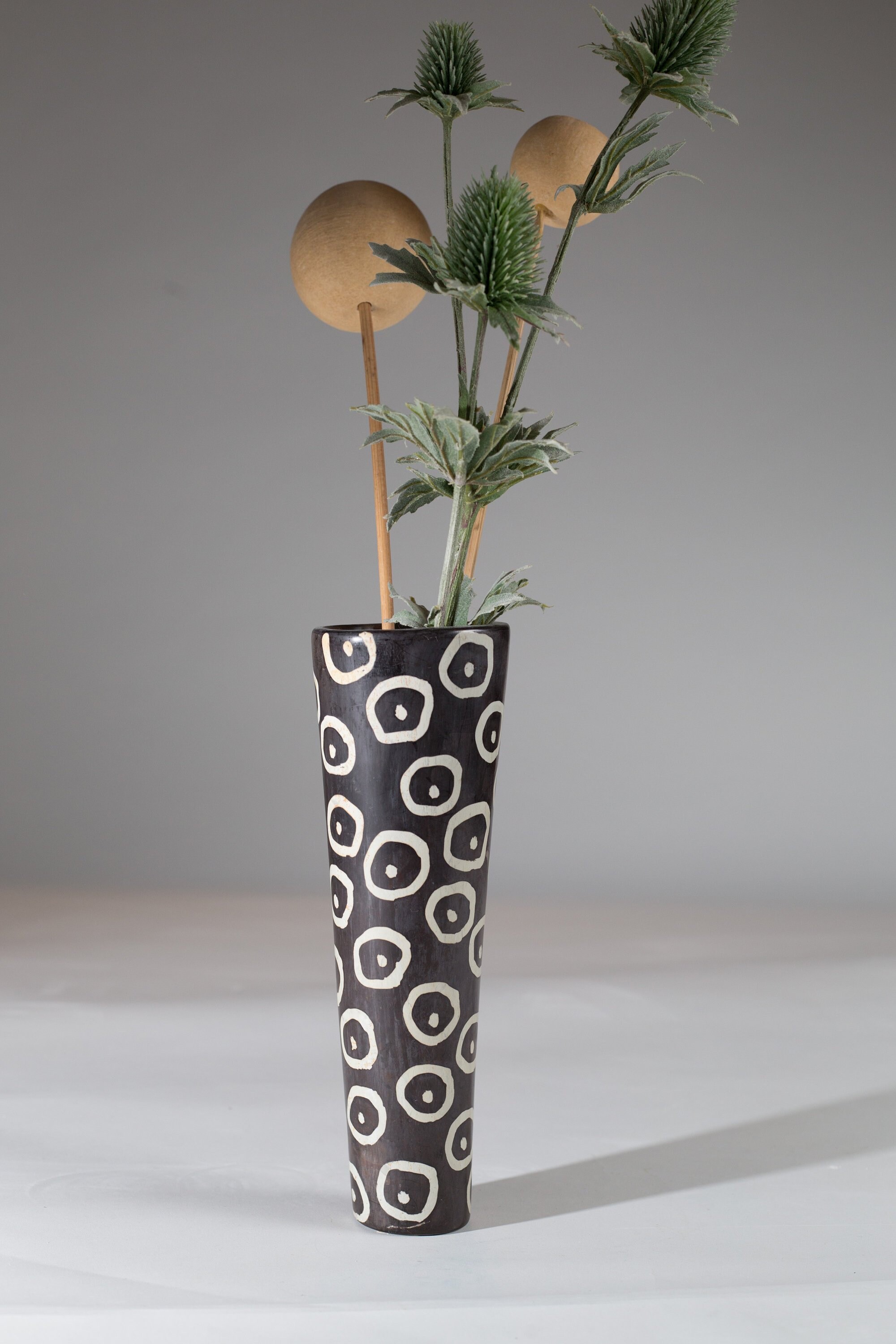 African Soapstone vase Genuine Kenyan Besmo Hand Carved Stone Vase