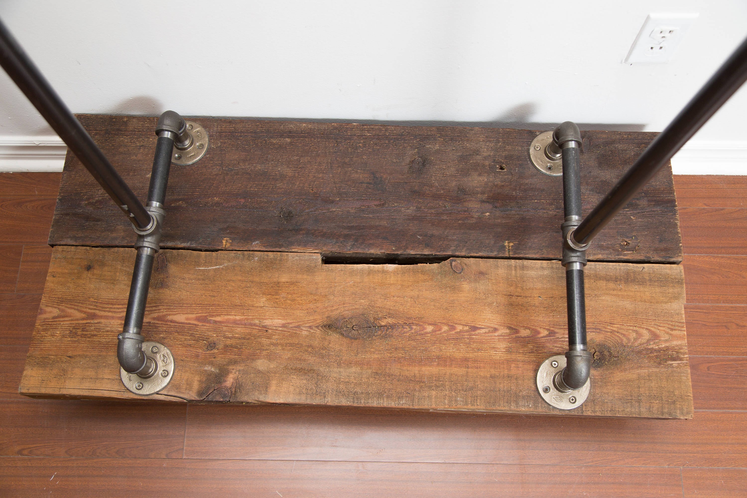 Industrial Clothing Rack Metal Piping Clothing Storage On Wheels