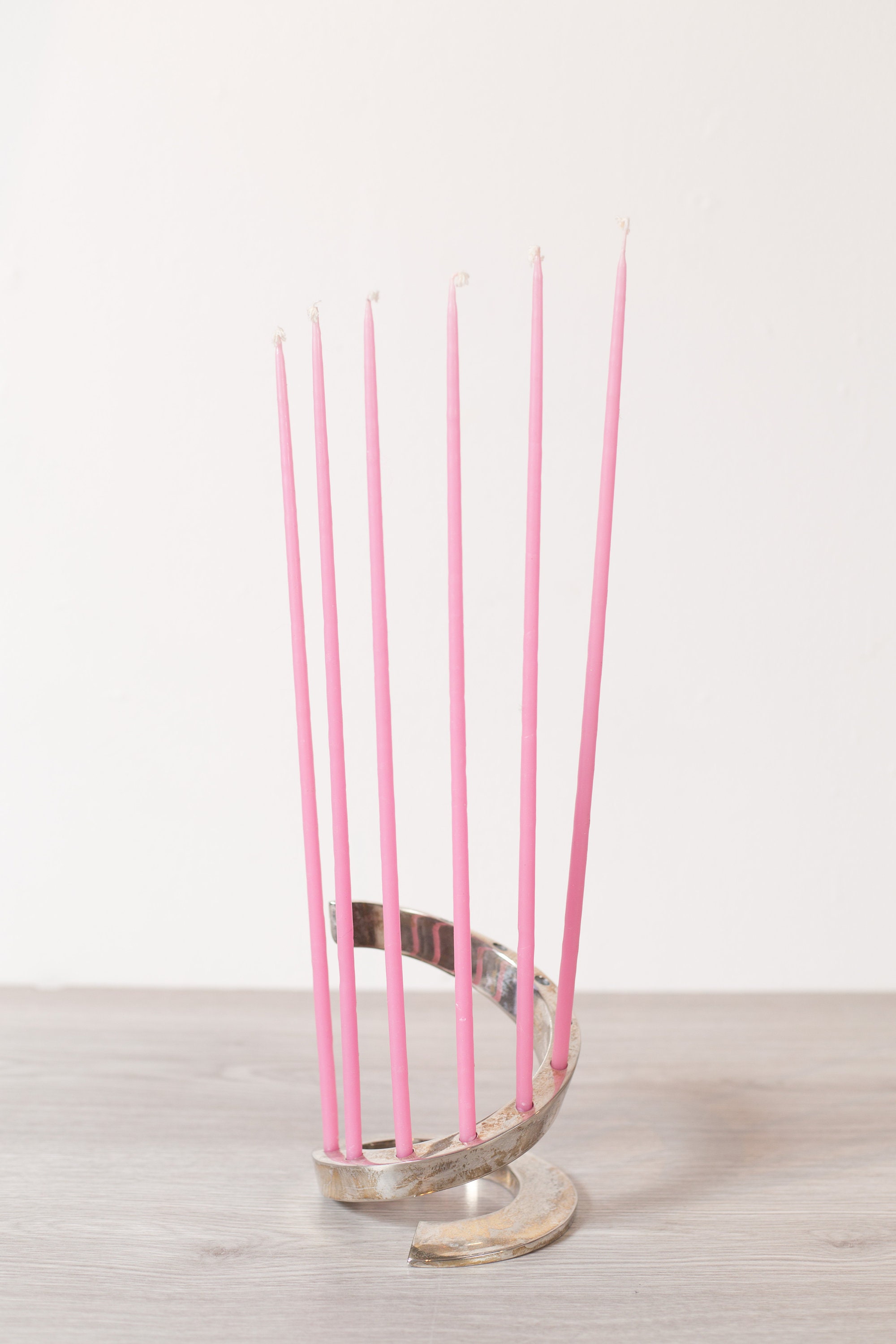 Scandinavian Metal Candlestick Holder 12 Candle Dansk Design France