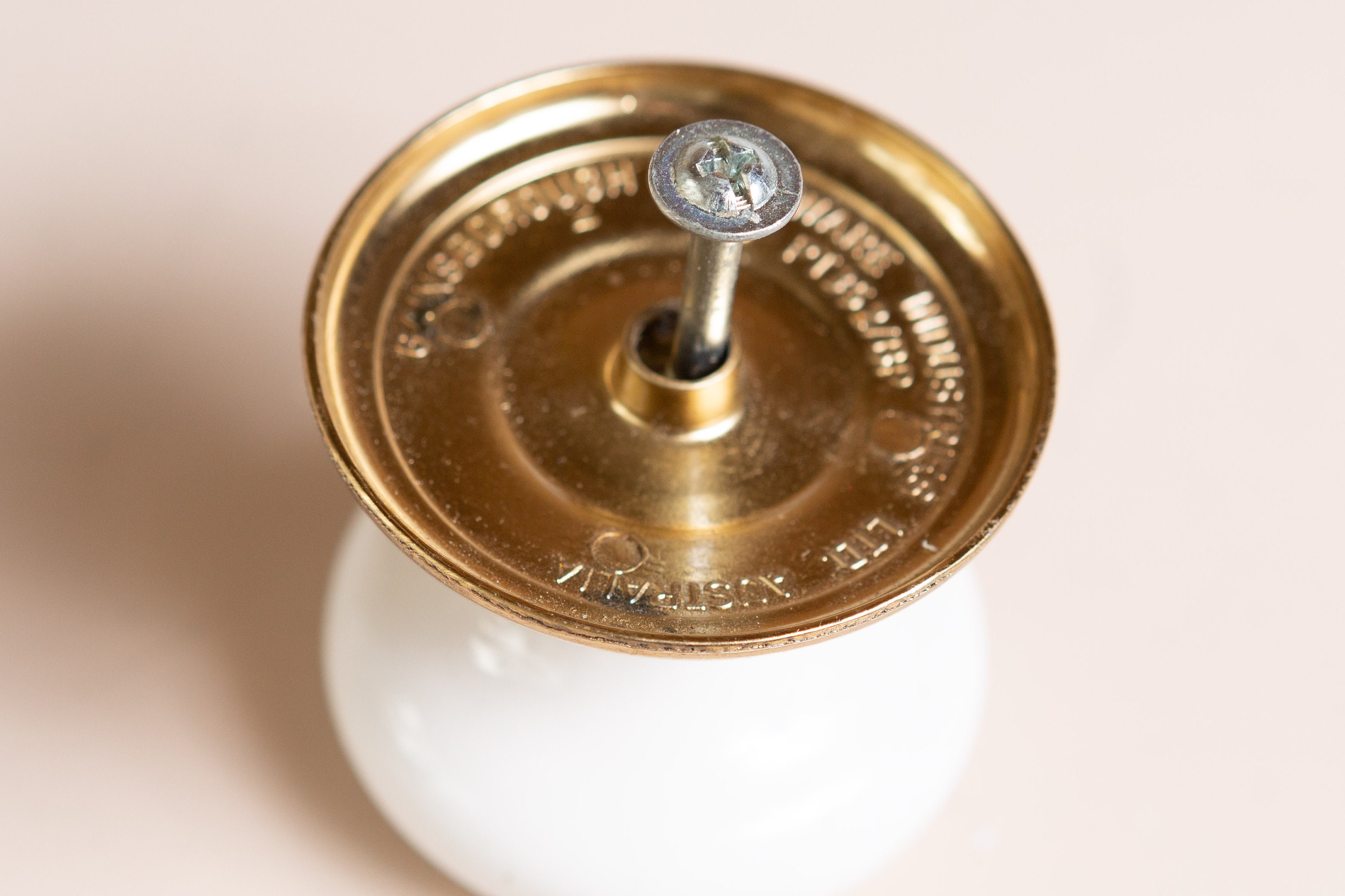 4 Vintage Porcelain BiFold Interior Dummy Door Knobs by Gainsborough