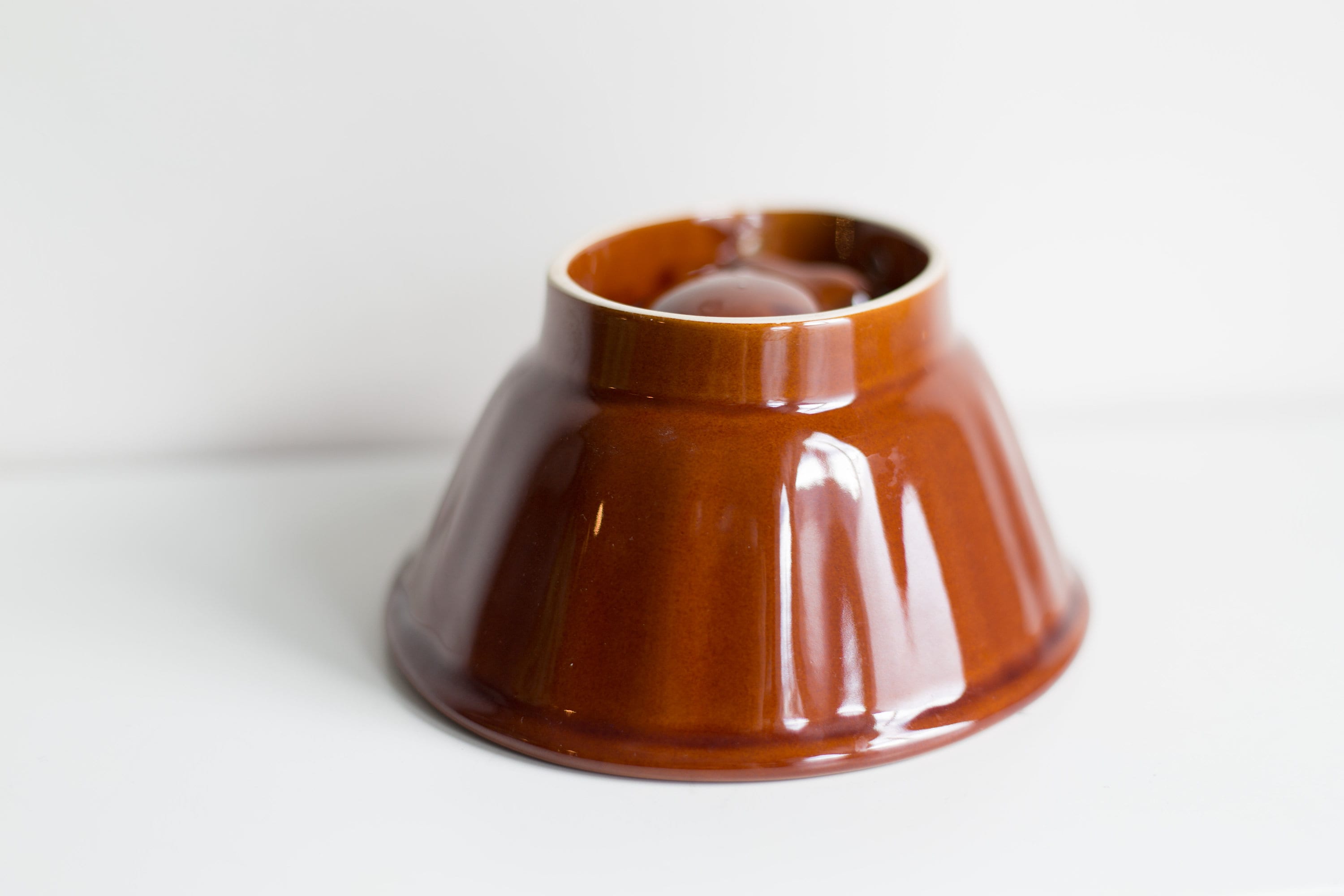 Ceramic Pineapple Cake Pan / Jello Mold Vintage Serving Appetizer