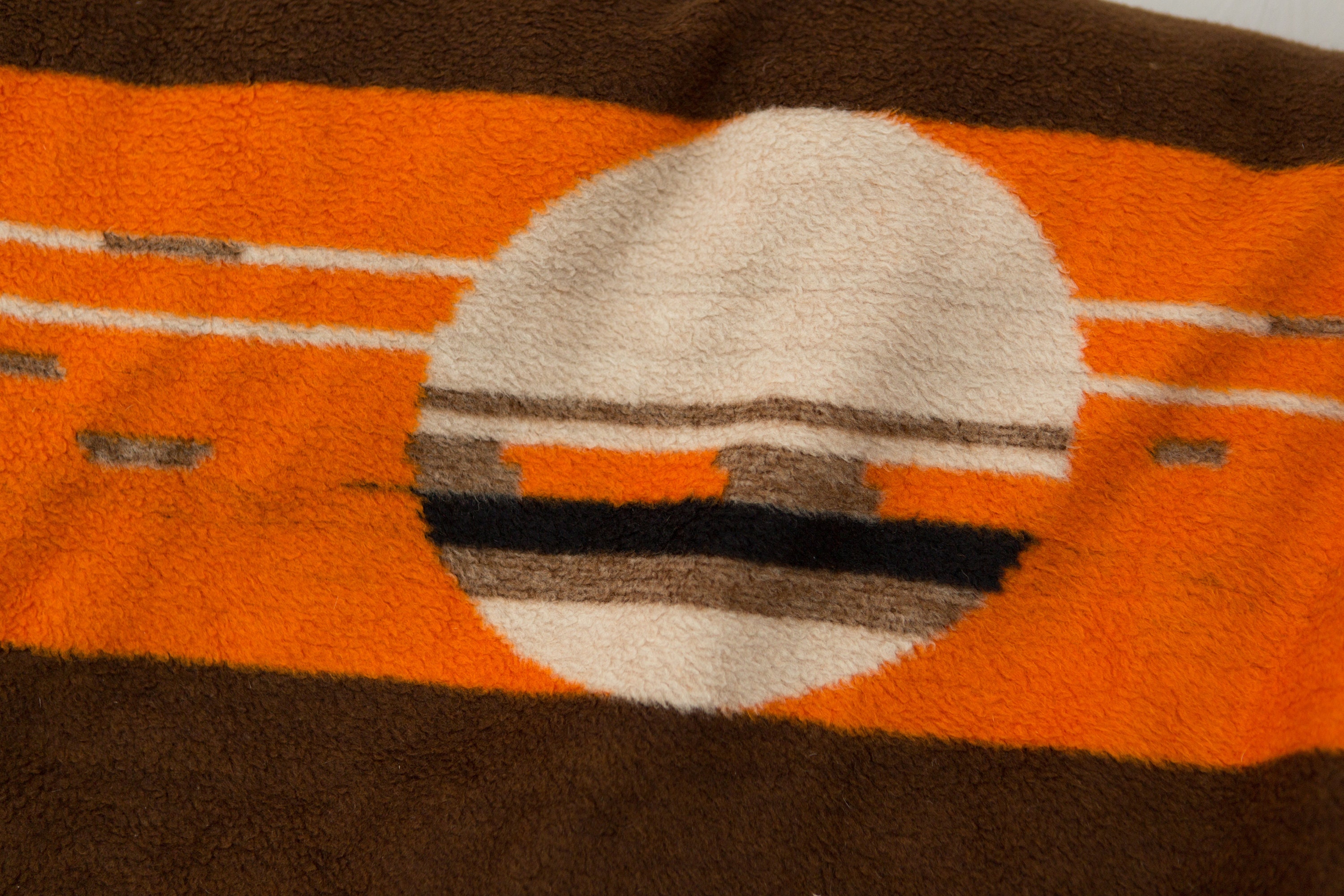 Vintage Duck Hunt Blanket Large Queen Size Brown Acrylic Flying Geese