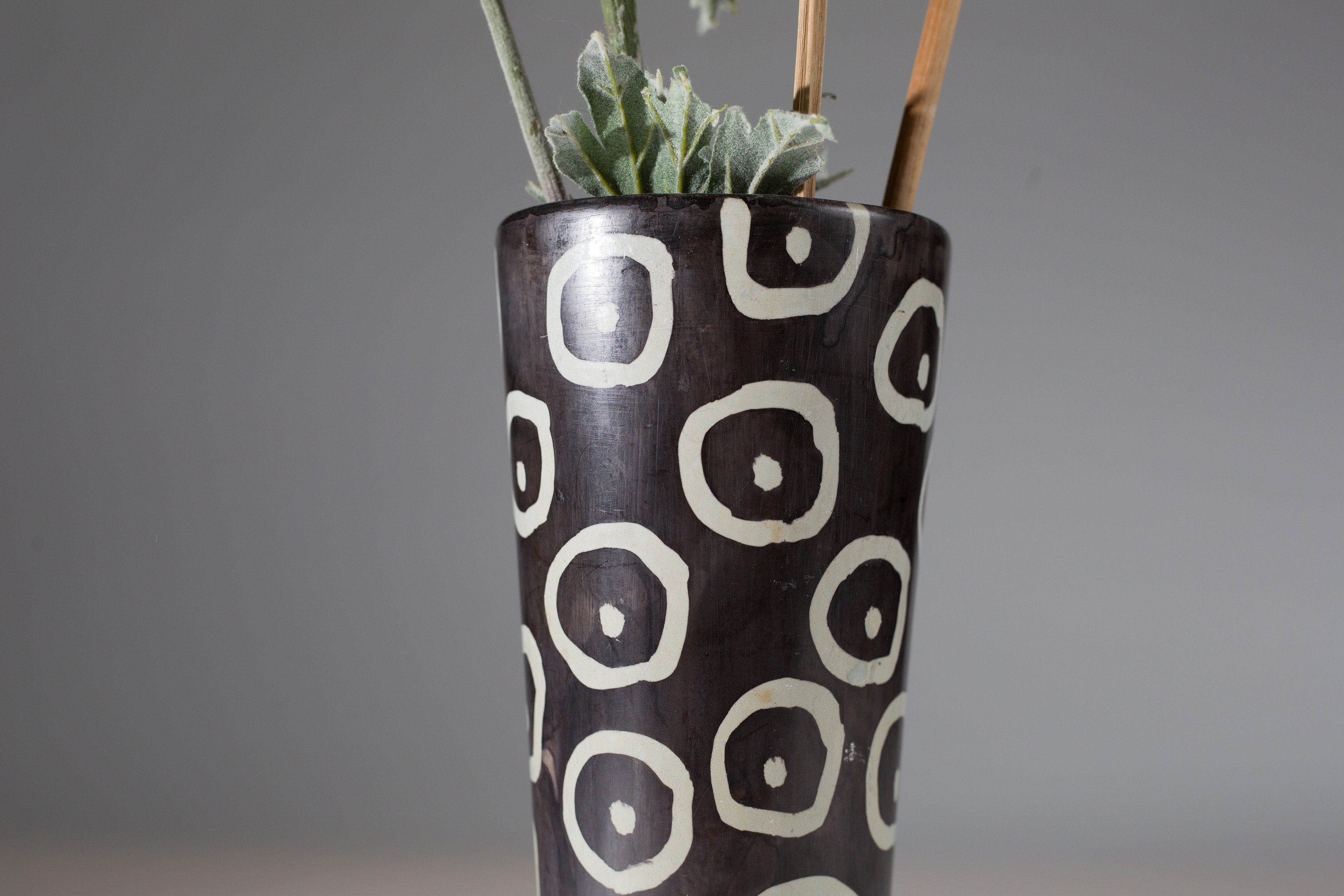 African Soapstone vase Genuine Kenyan Besmo Hand Carved Stone Vase