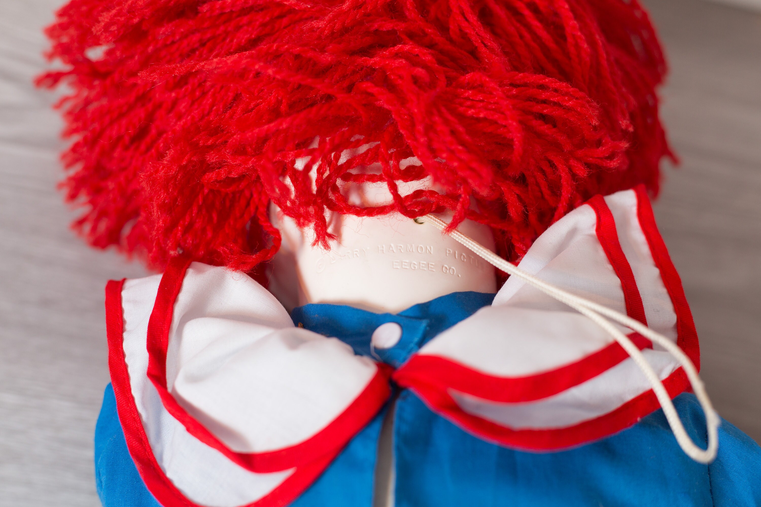 Vintage Ventriloquist Doll Clown Hand Puppet Bozo the Clown