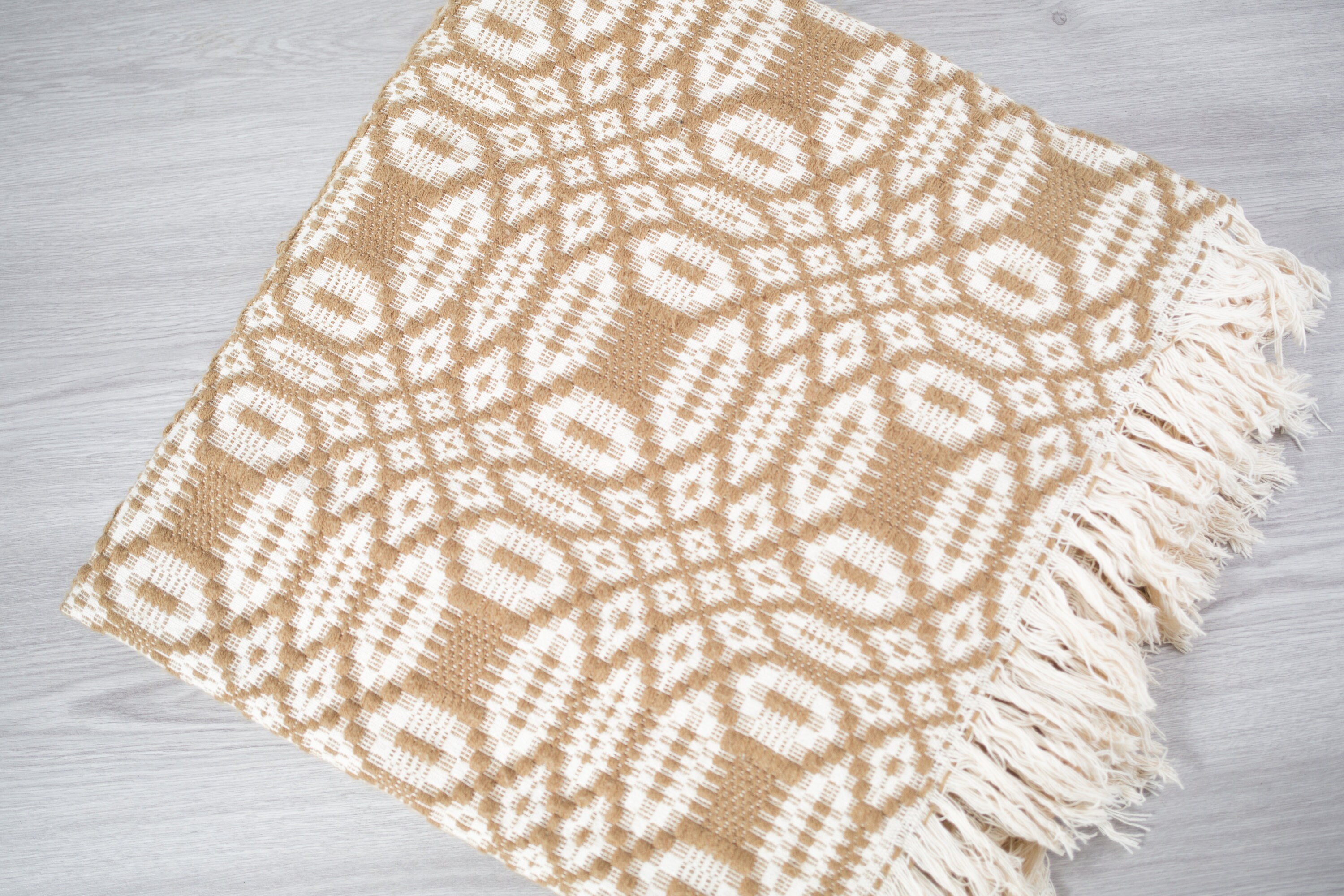 Vintage Wool Blanket / Brook Woolen Mill of Simcoe, Ontario, Canada