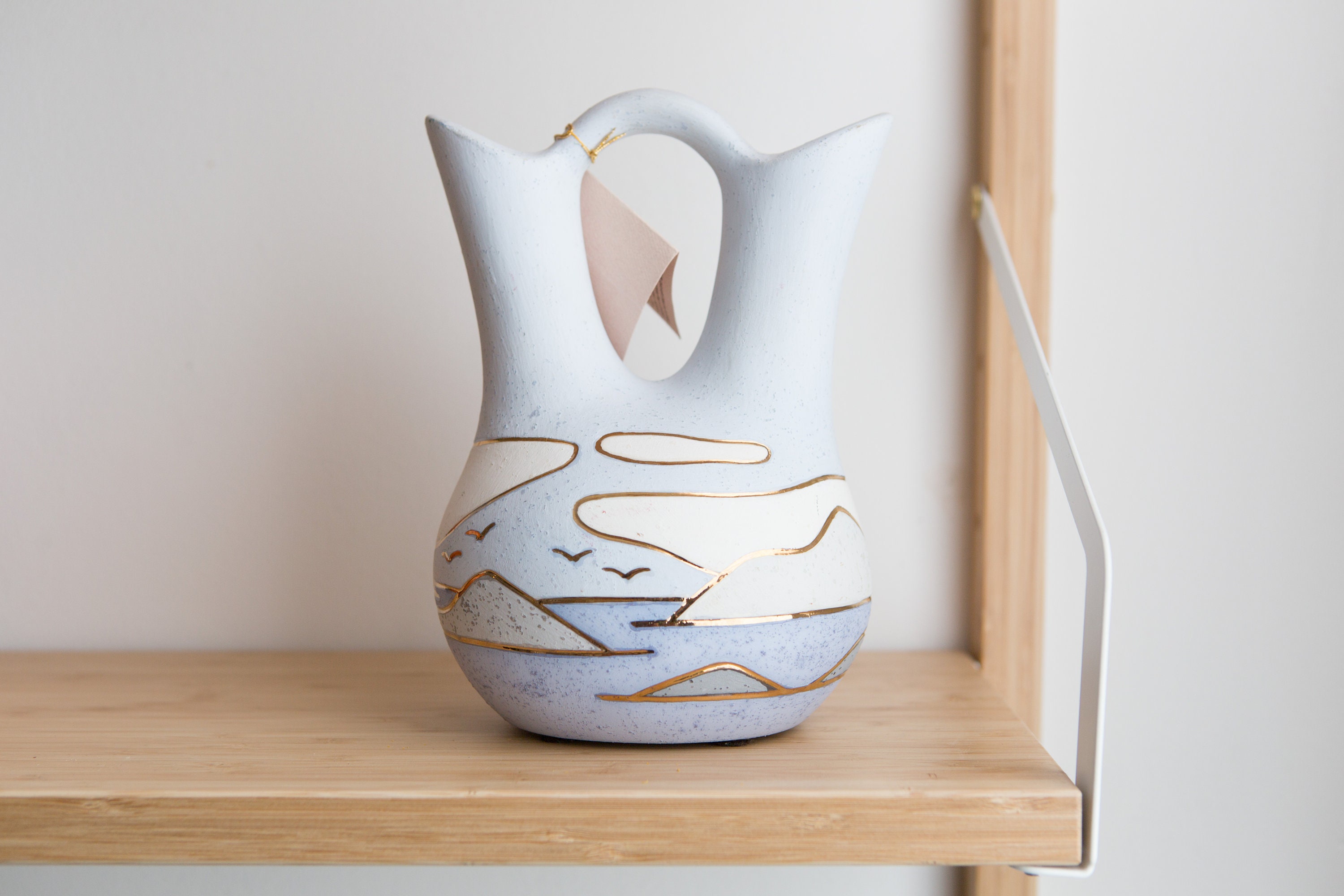 MESA Indian Wedding Vase Handcrafted In Canada Heart Or Lung Shaped 