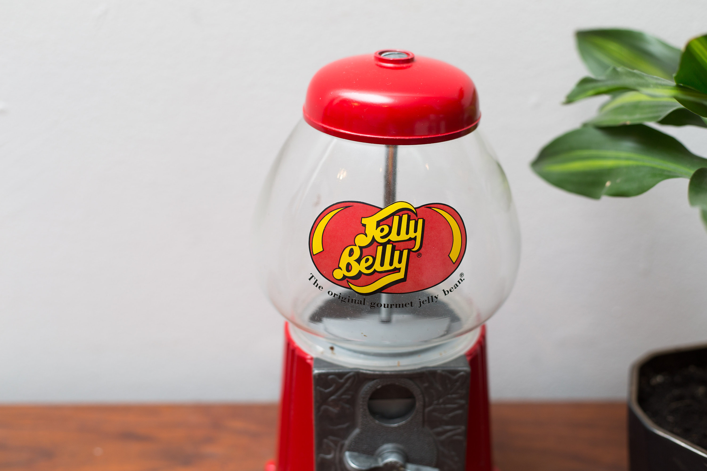 Vintage Gumball Machine Retro Jelly Belly 90's Coin Operated Gum Ball