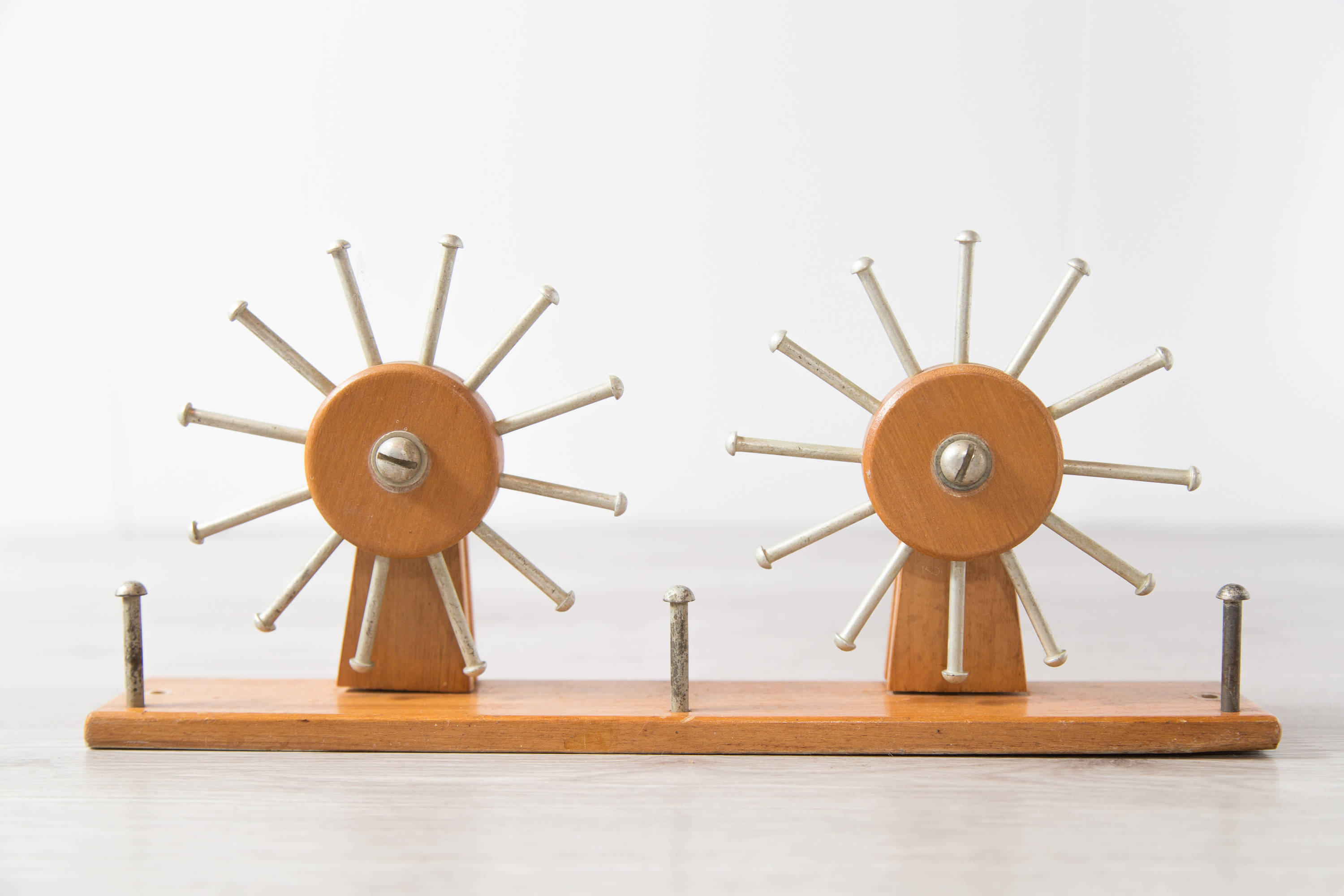 Vintage Tie Rack / Necktie Display Hooks / Mens Retro Belt Hanger / RotoRak Spinning Tie Display