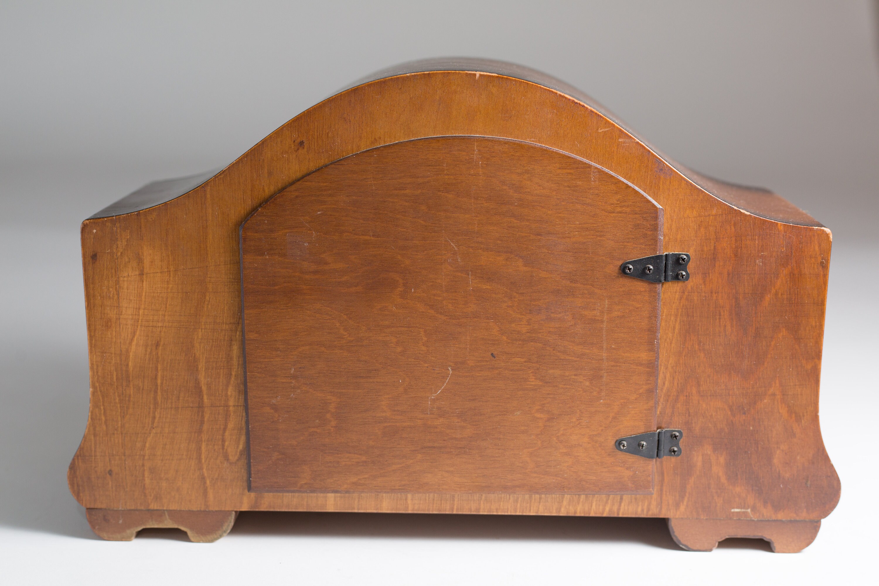 Vintage Windup Clock Antique Wood Mantle Clock Made in Seth Thomas