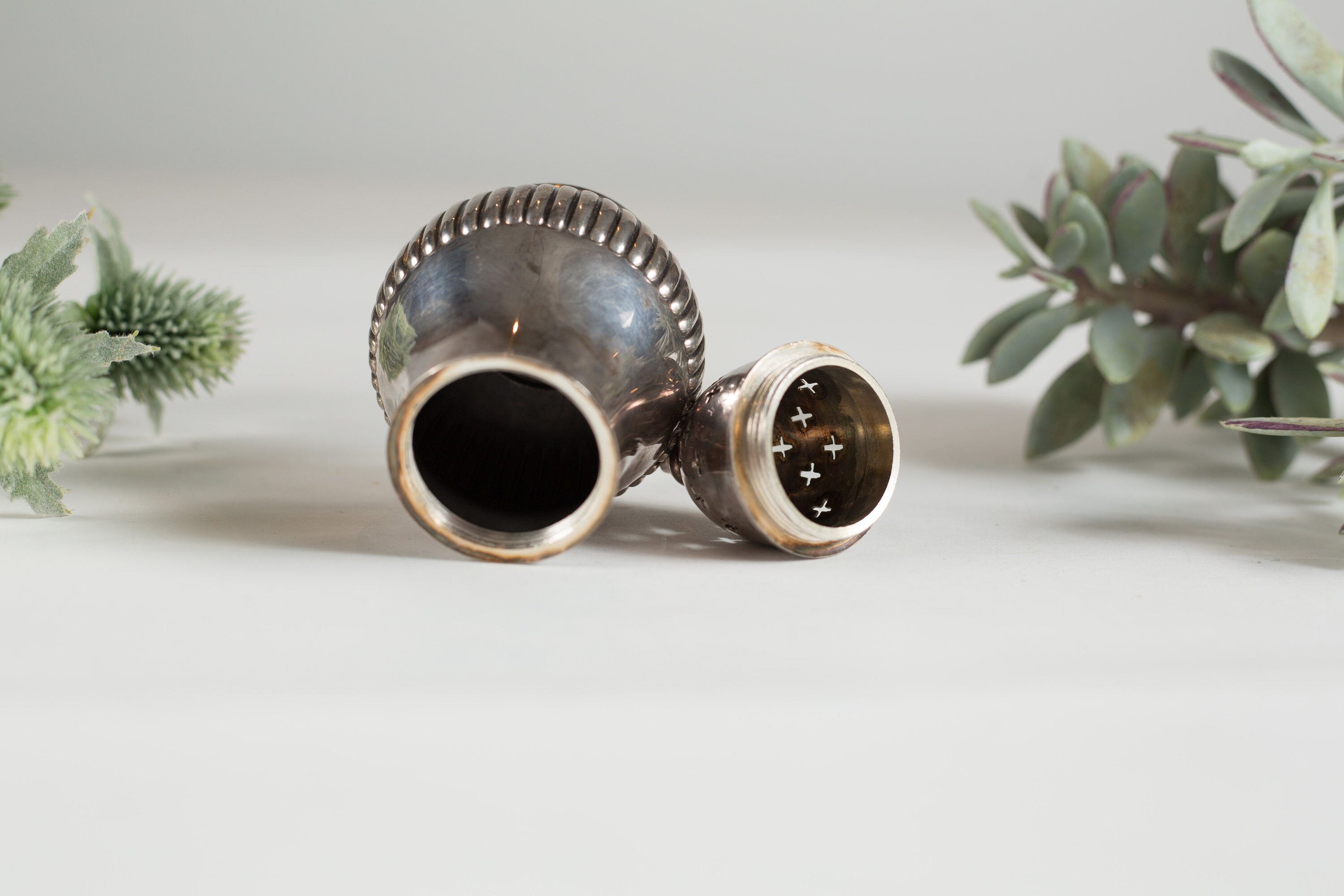 Silver Plate Sugar Shaker Made in England Edwardian Style Decor