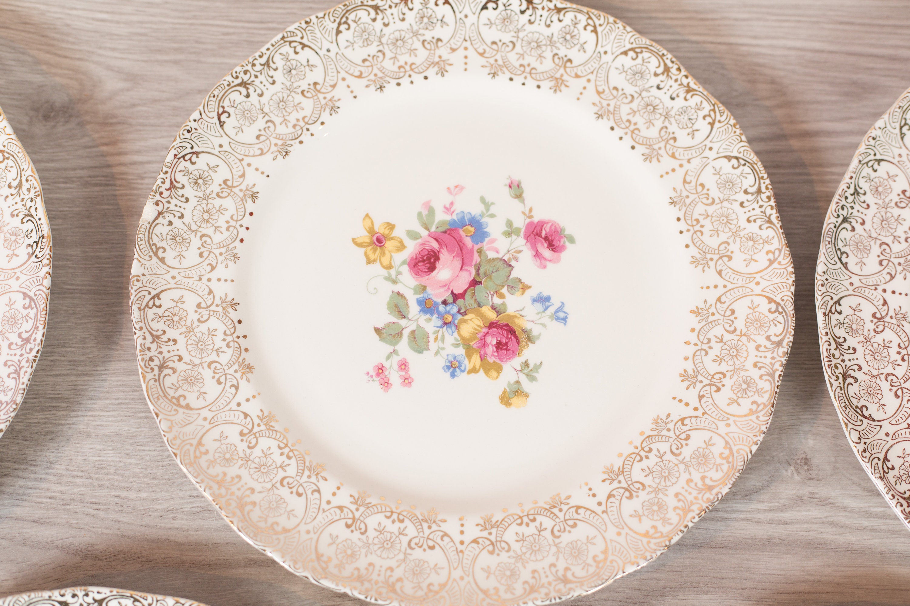 Vintage Plates And Bowls Set at Agnes Foster blog