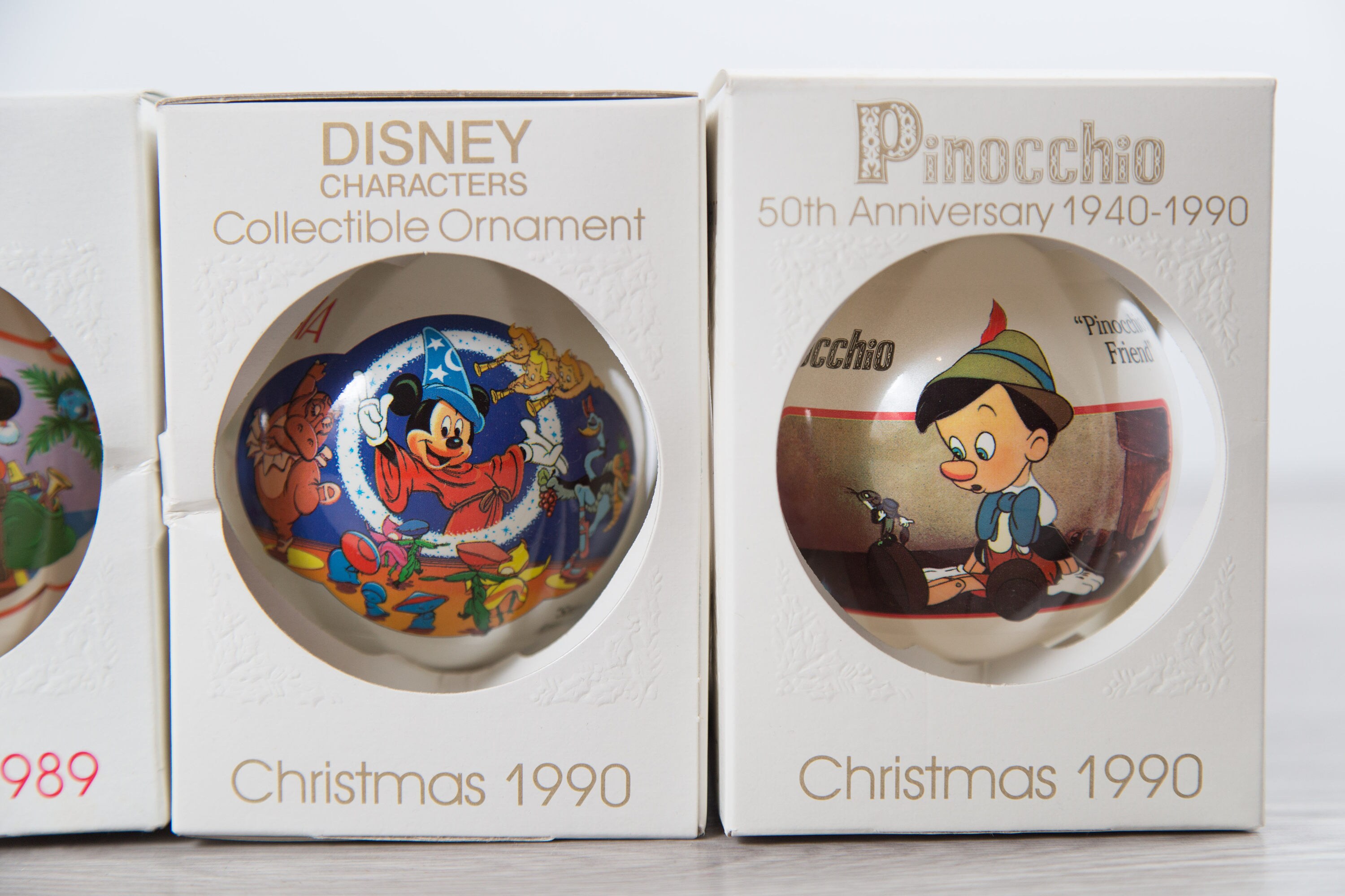 Disney Christmas Bulbs / Collectible Vintage Decorative Hanging Christmas Tree Ornaments / Kids