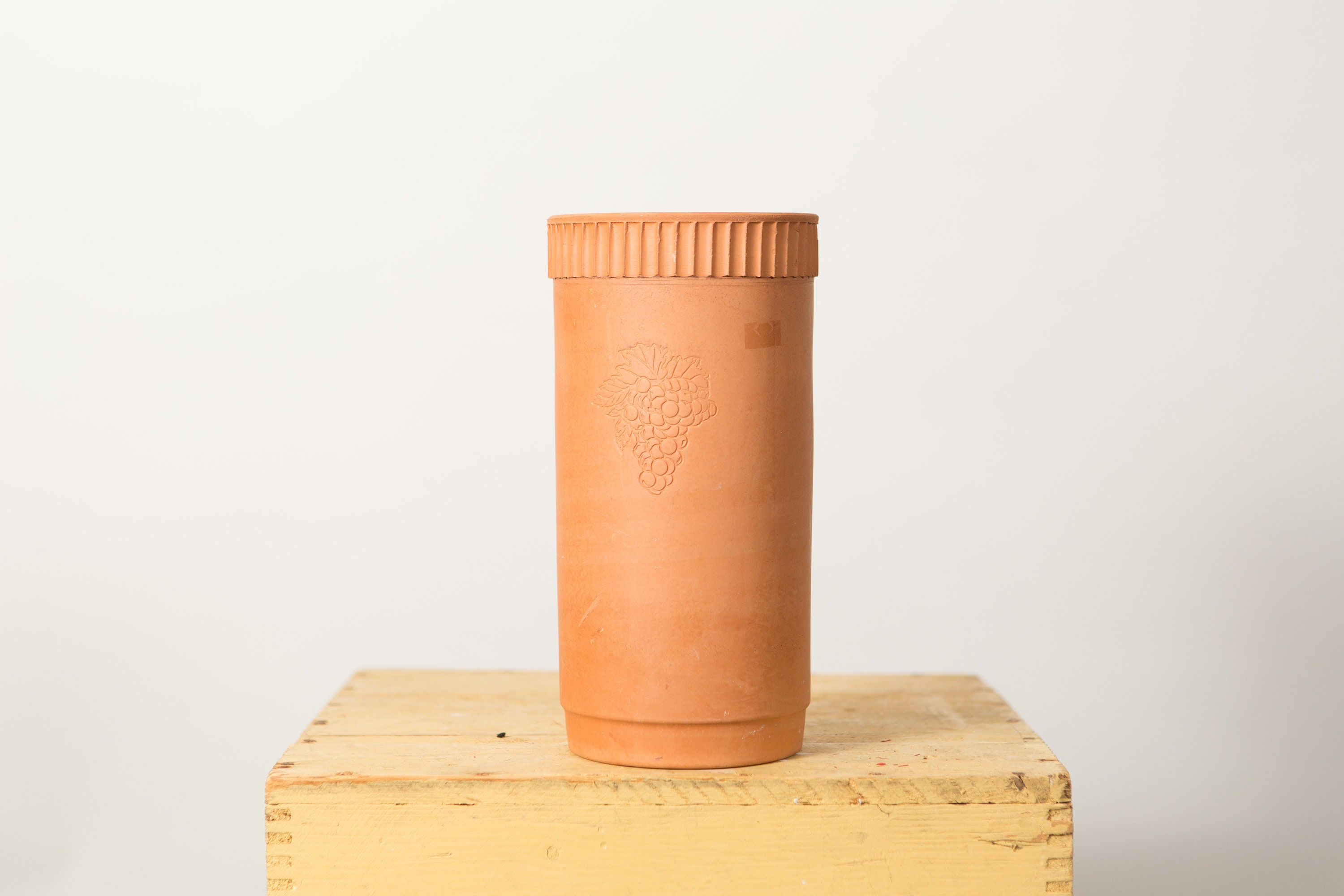 Vintage Wine Cooler Terra Cotta Clay Pot Wine Chiller Tuscany Italian Style Wine Bottle