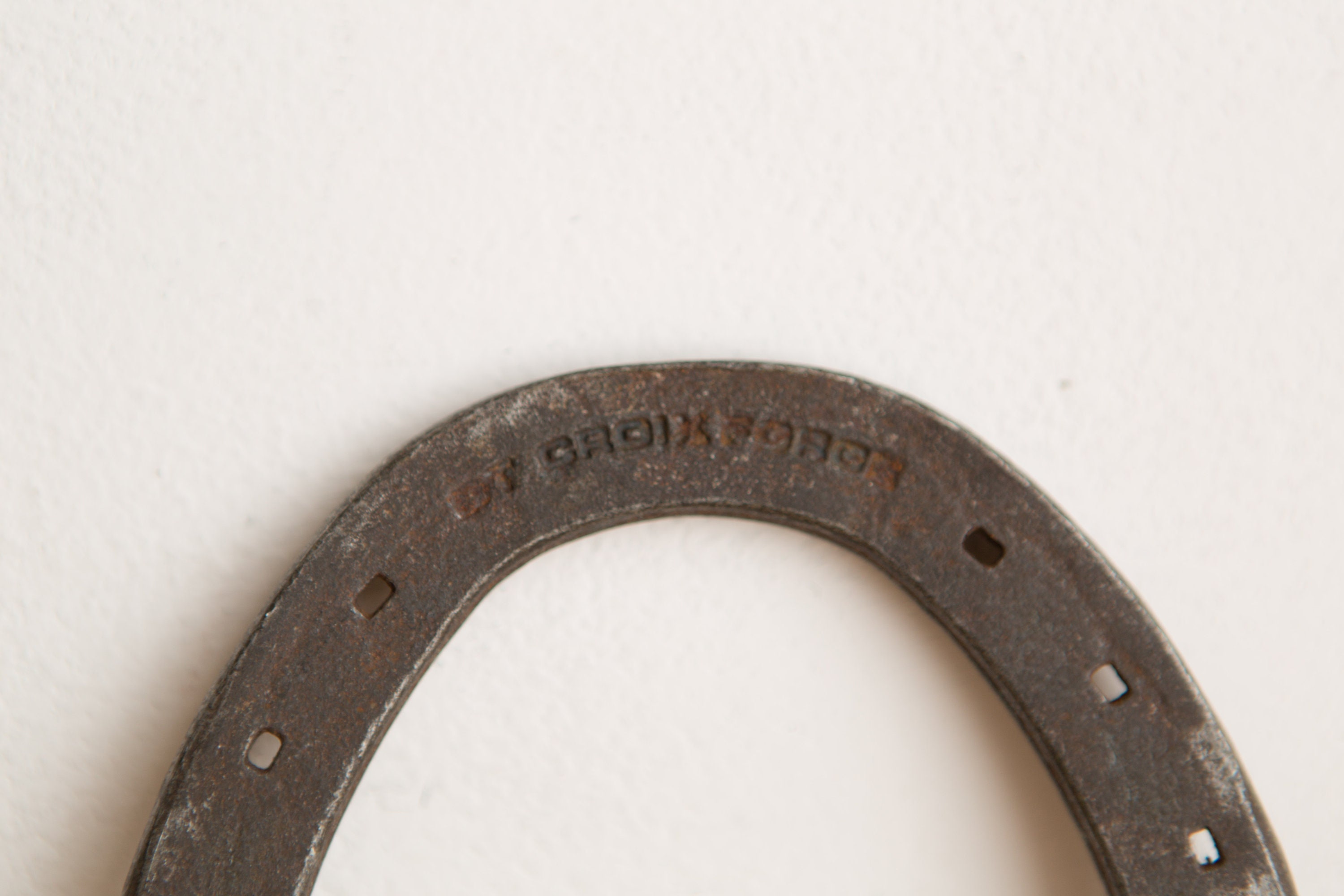 Vintage Metal Horseshoe St. Croix Equestrian Decor