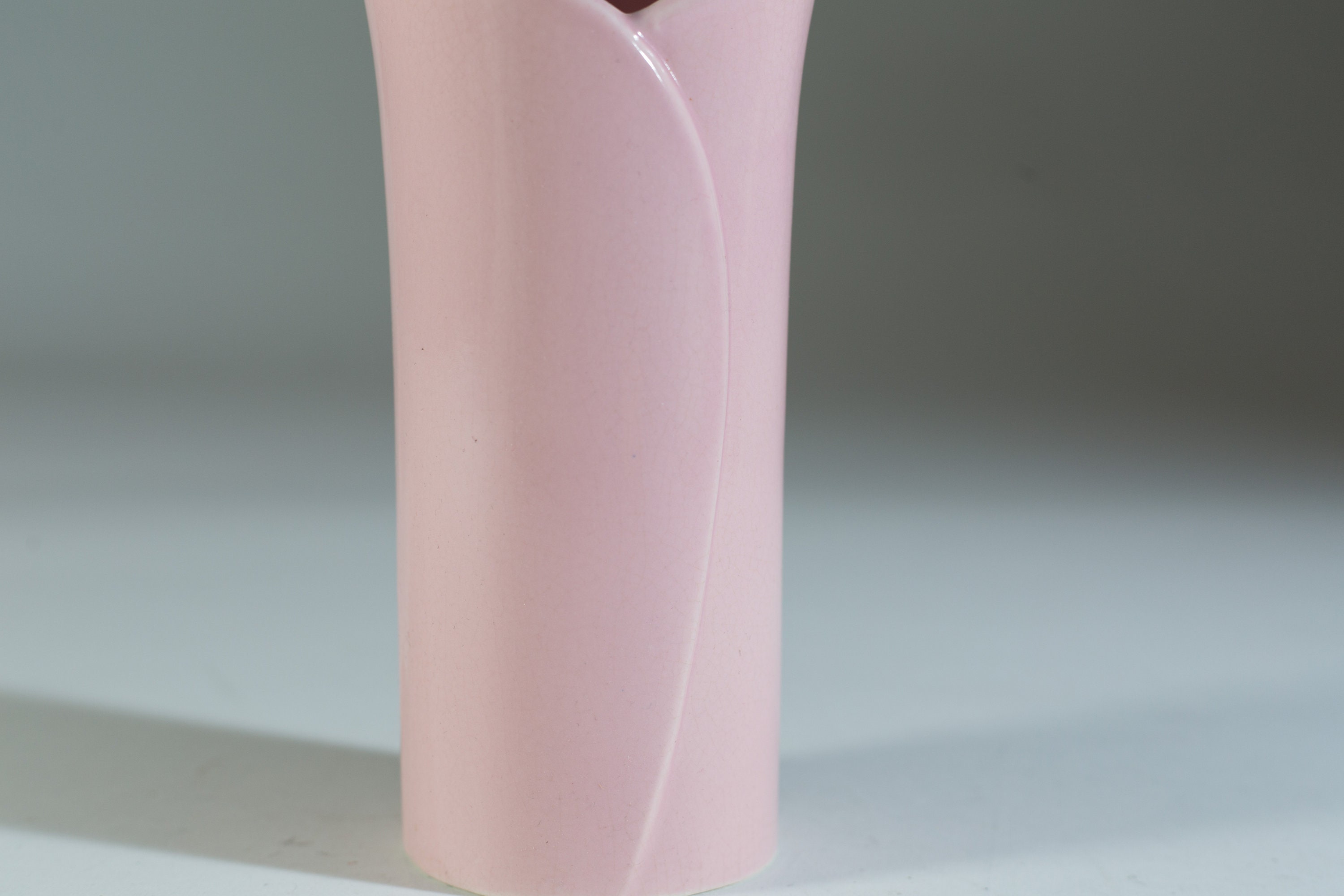 Vintage millennial pink Pink Vase Pastel Soft Pink Tulip Vase