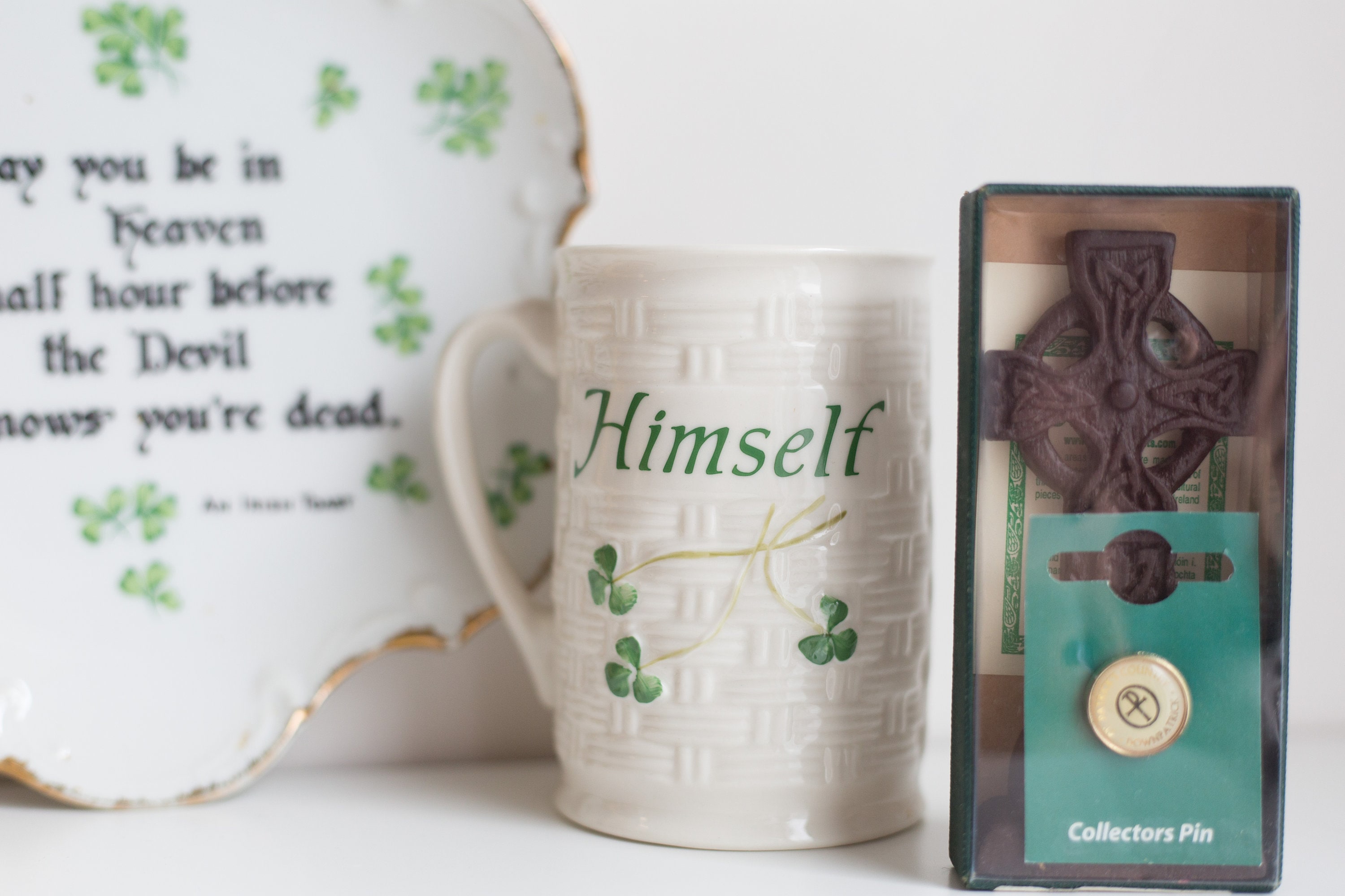 Irish Souvenirs Gifts from Ireland Collectible Vintage Plate, Good